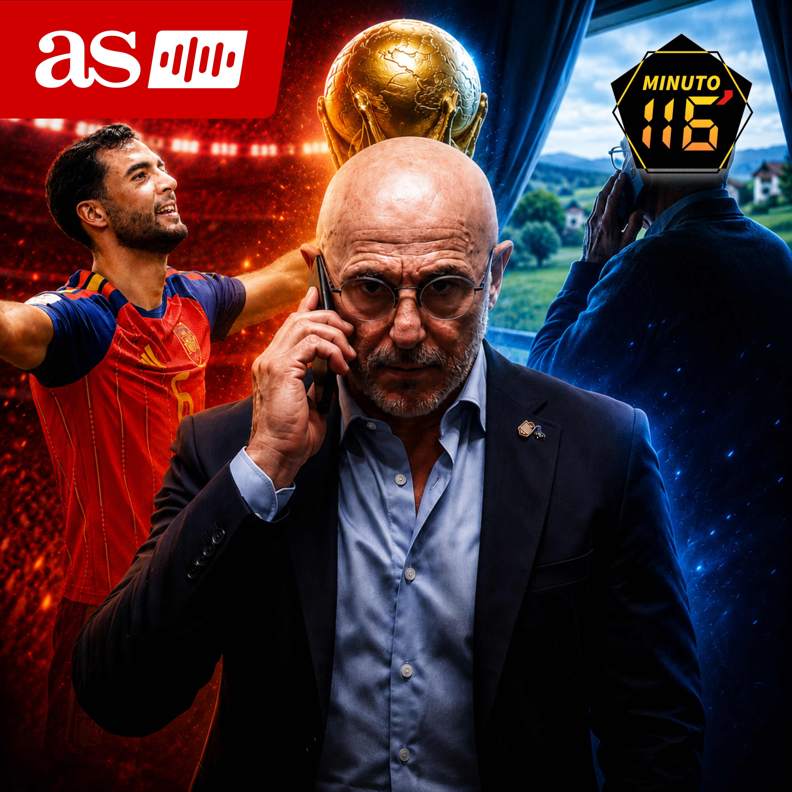 Las dos llamadas de Luis de la Fuente que han metido a España en semifinales | Minuto 116