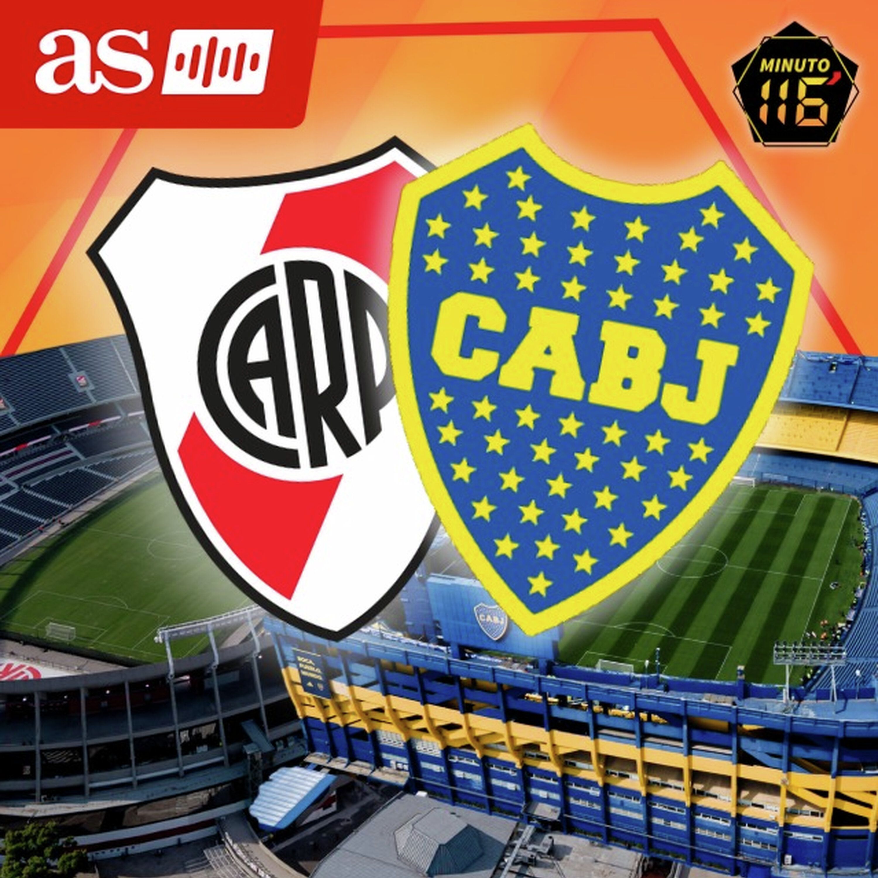 'Guerra total' Boca vs River por tener un estadio mejor que el Bernabéu | Minuto 116 episode artwork