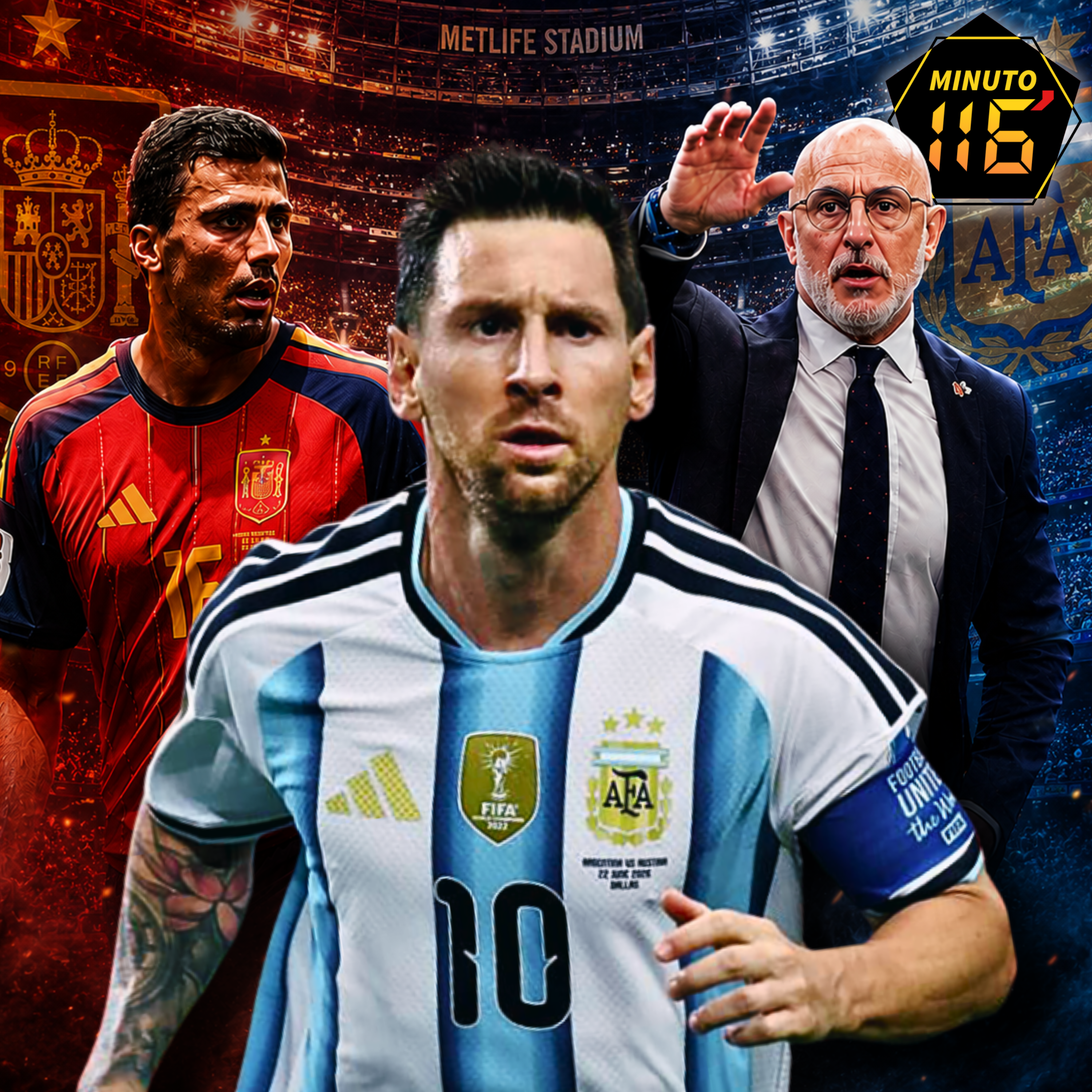 El plan de España contra Messi: la clave táctica de la final | Minuto 116