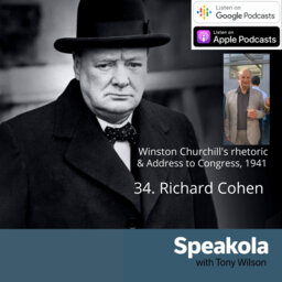 Masters of our fate — Richard Cohen on Sir Winston Churchill's rhetoric & address  to joint sitting US Congress, December 1941