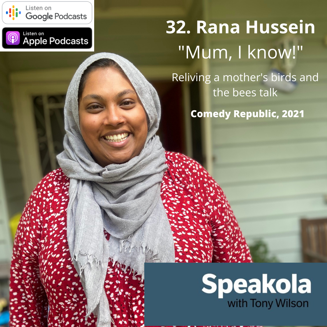 I know, Mum! —Rana Hussein's 'Stranger than Fiction' story, 'Two Firsts', Comedy Republic, 2021