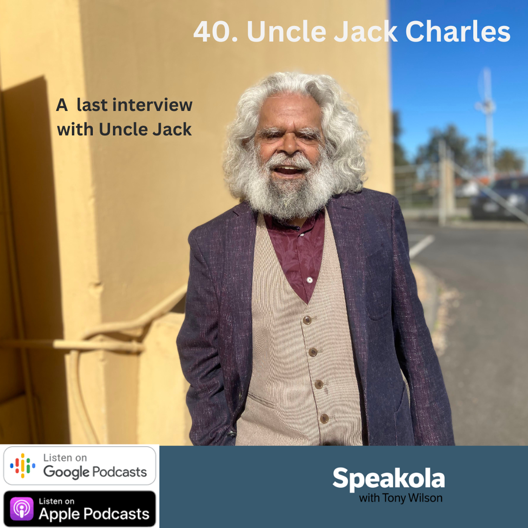 The bald legend and the feral legend  — A last interview with Uncle Jack Charles, Palais Theatre, Melbourne, September 2022