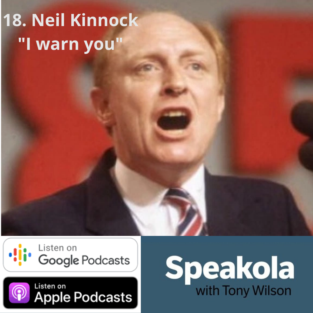 From Bevan to Bournemouth ─  Neil Kinnock on a life in Labour and the art of political speechmaking