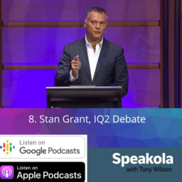 The Australian Dream  ─ Stan Grant's speech on racism at Ethics Centre IQ2 Debate, 2015