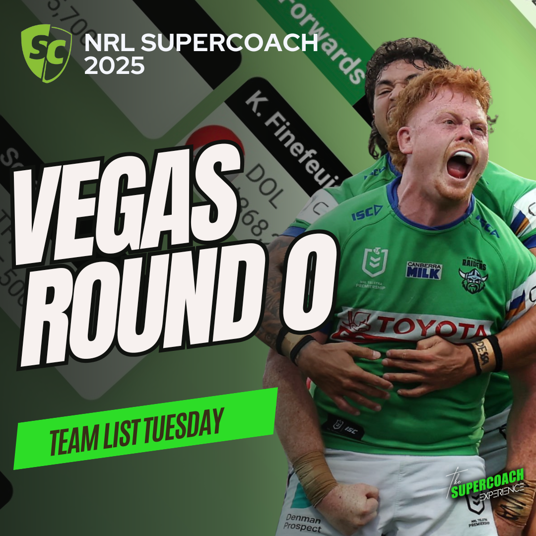 NRL SuperCoach 2025: VEGAS ROUND 0 [TEAM LIST TUESDAY] episode artwork