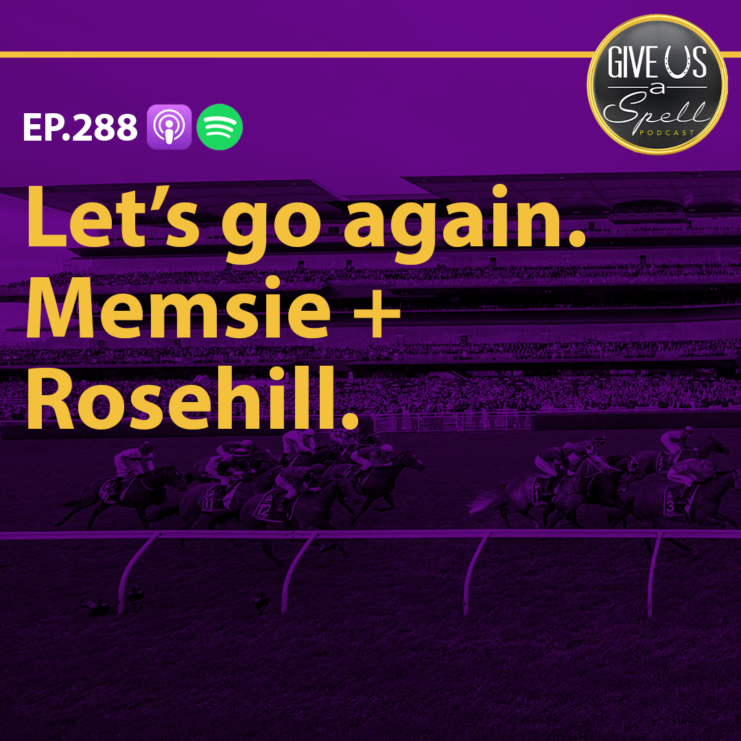 ep 288 - Let's go again. Memsie + Rosehill