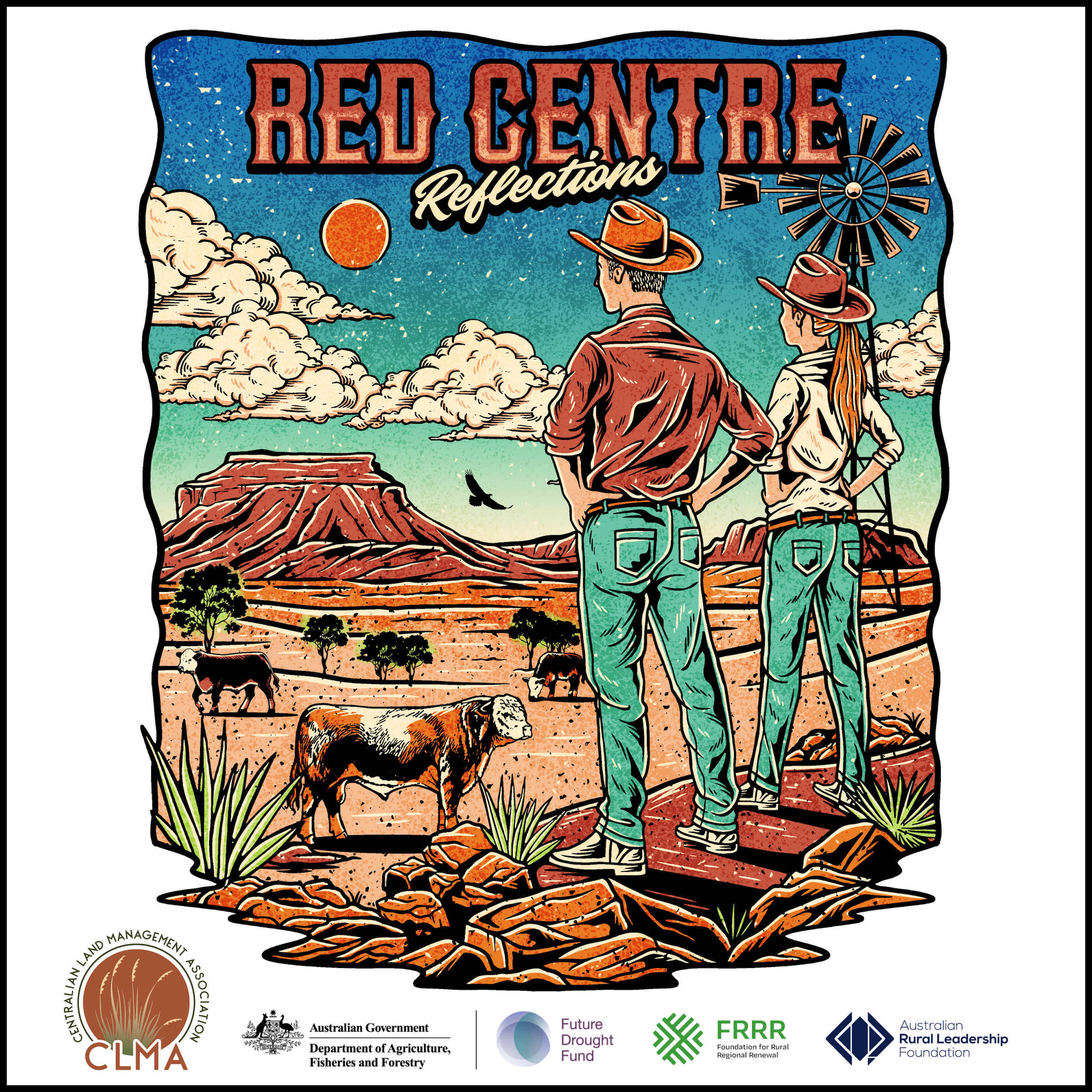 John Hagan - Red Centre Reflections