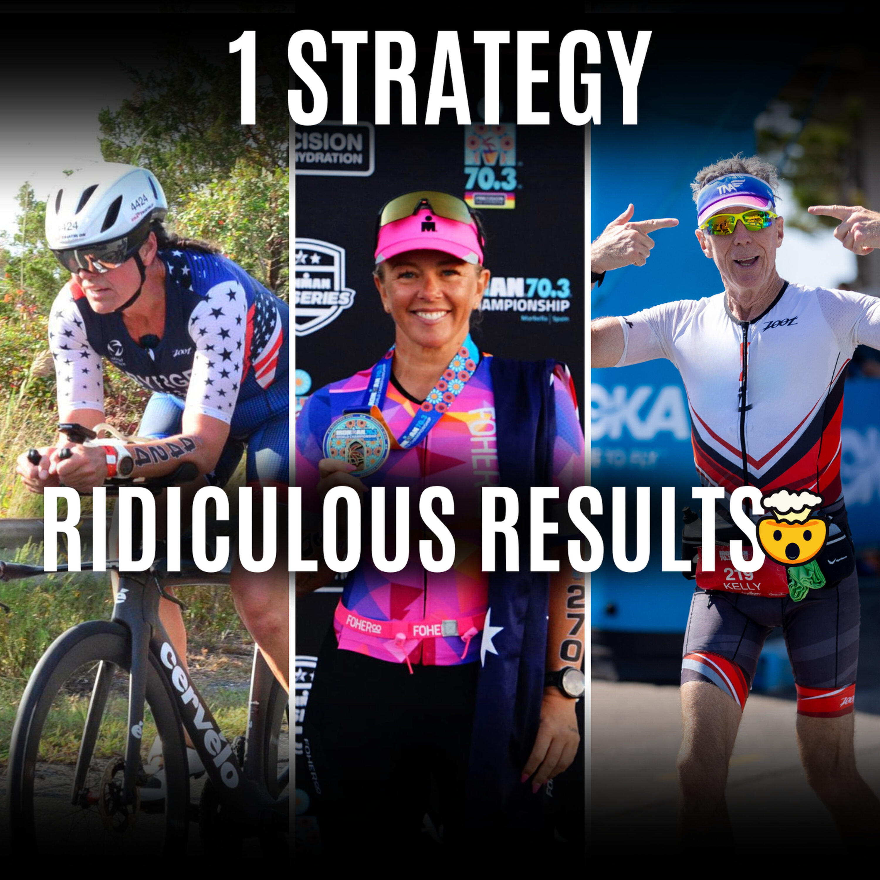 Three Triathletes. One Strategy. Ridiculous Results episode artwork