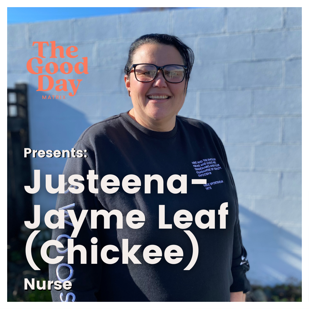 Justeena-Jayme Leaf (Chickee): Not all superheroes wear capes episode artwork