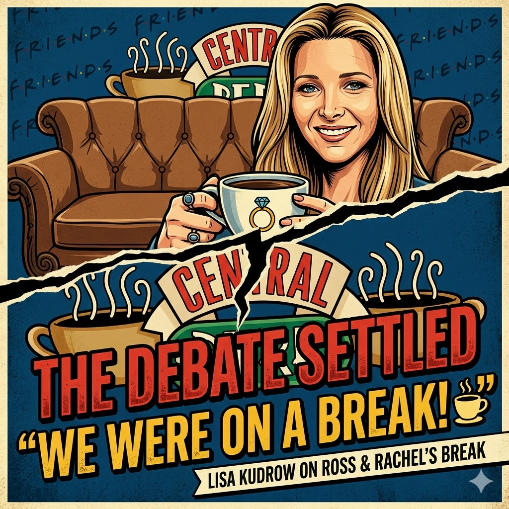 "We Were On A Break!" – Lisa Kudrow Settles The Friends Debate ☕ episode artwork