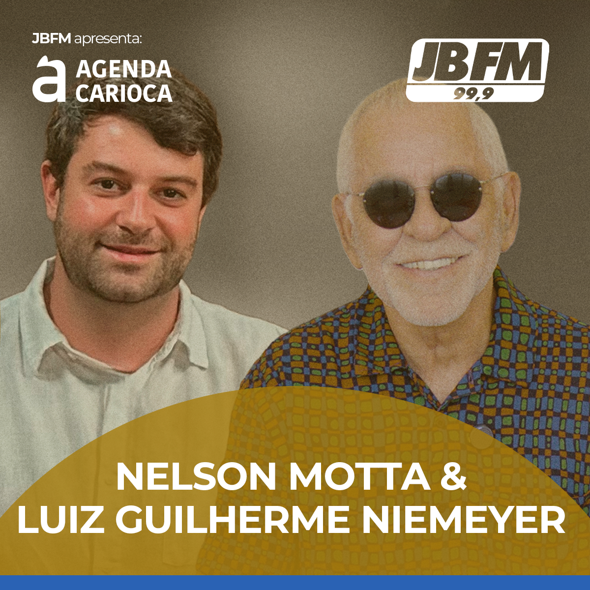 De gerações e canções — Agenda Carioca recebe Nelson Motta e Luiz Guilherme Niemeyer episode artwork