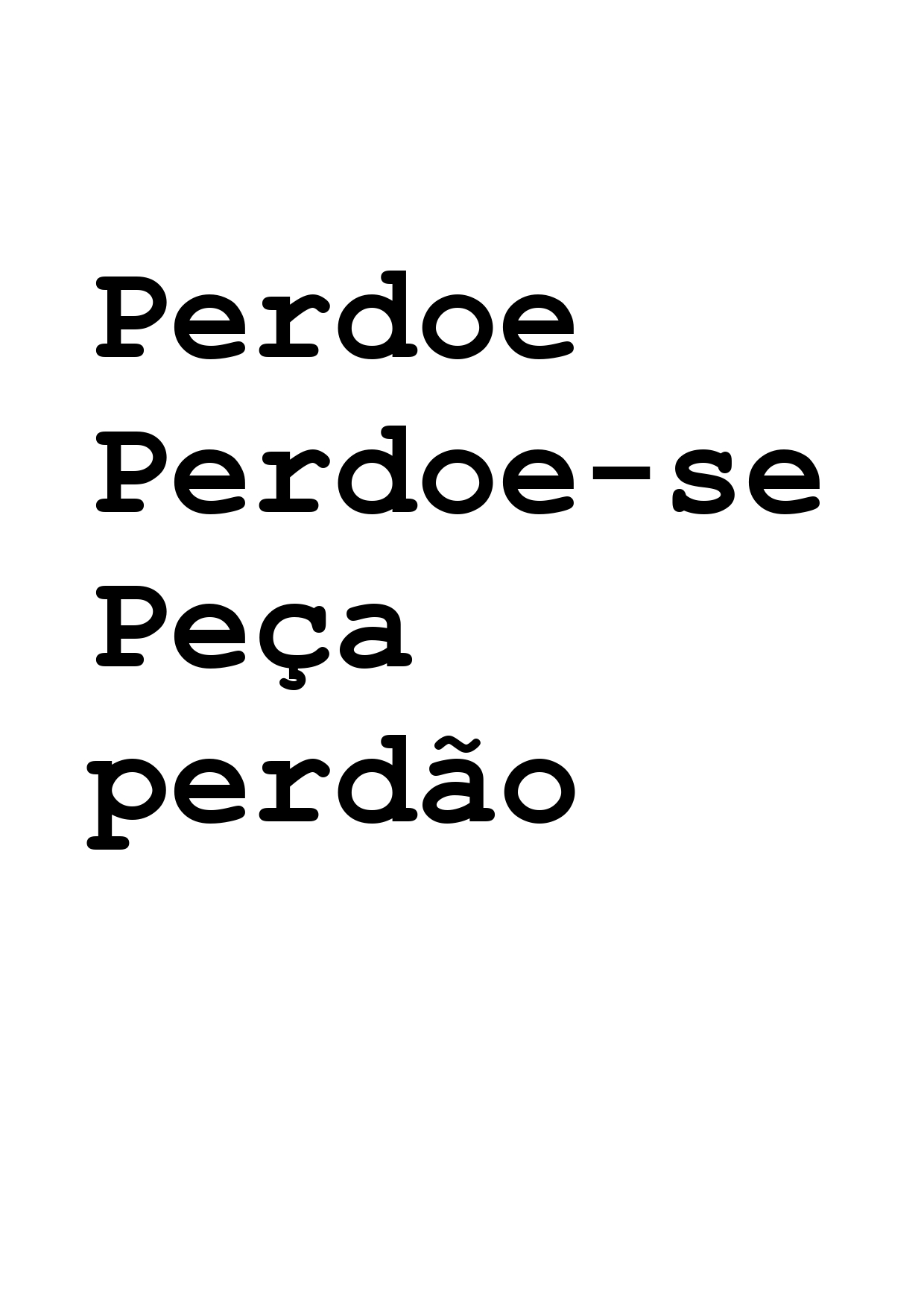 A importância do perdão
