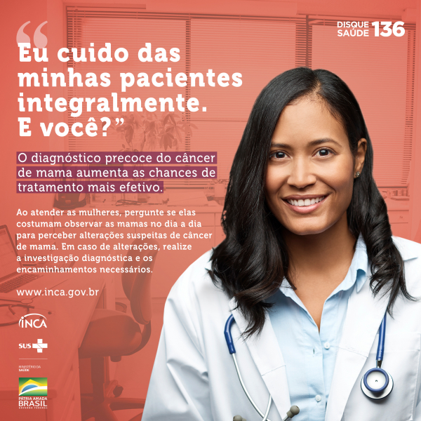 Podcast com a médica, mastologista do Hospital do Câncer III do INCA, Fabiana Tonellotto