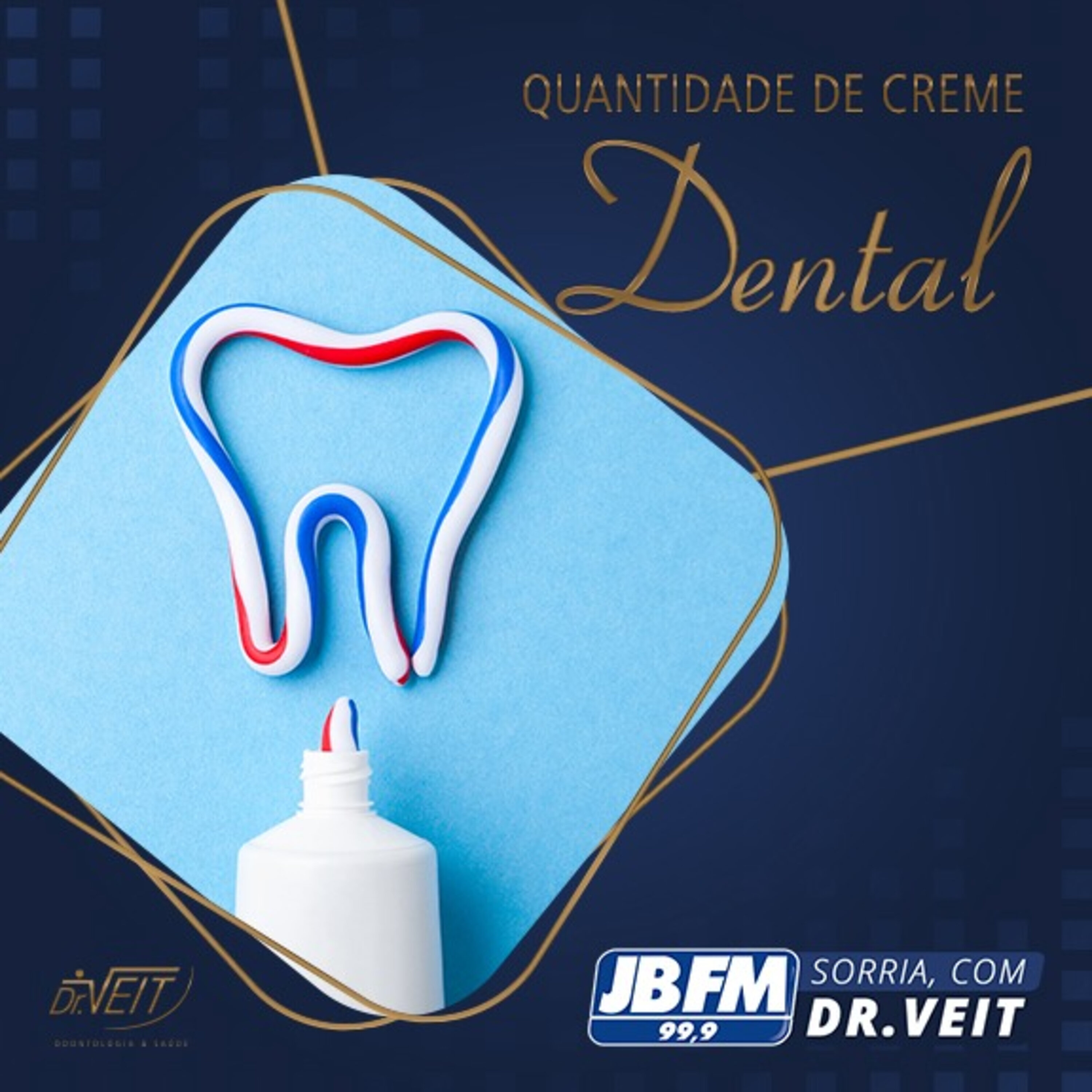 Você usa a quantidade certa de pasta de dente?
