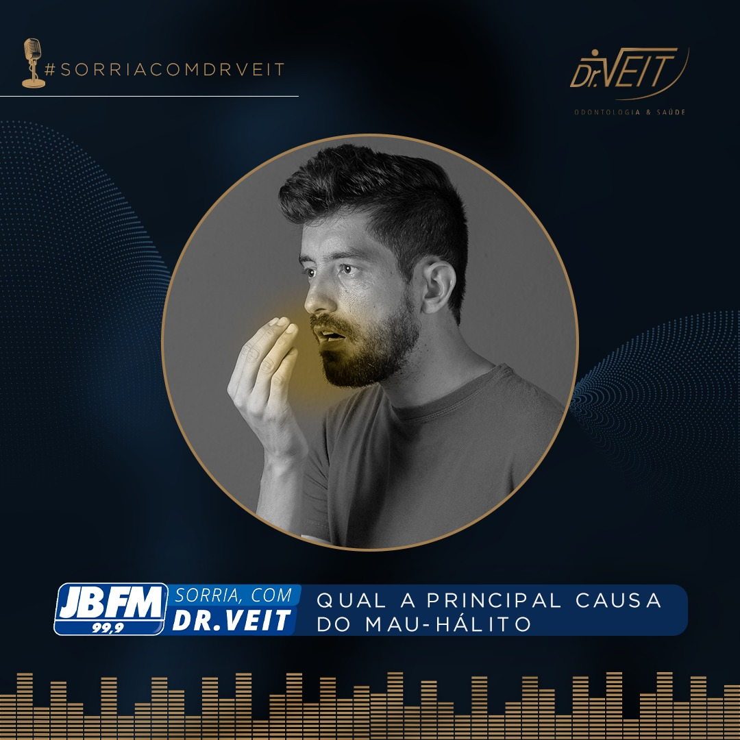 Qual é a principal causa do mau hálito?