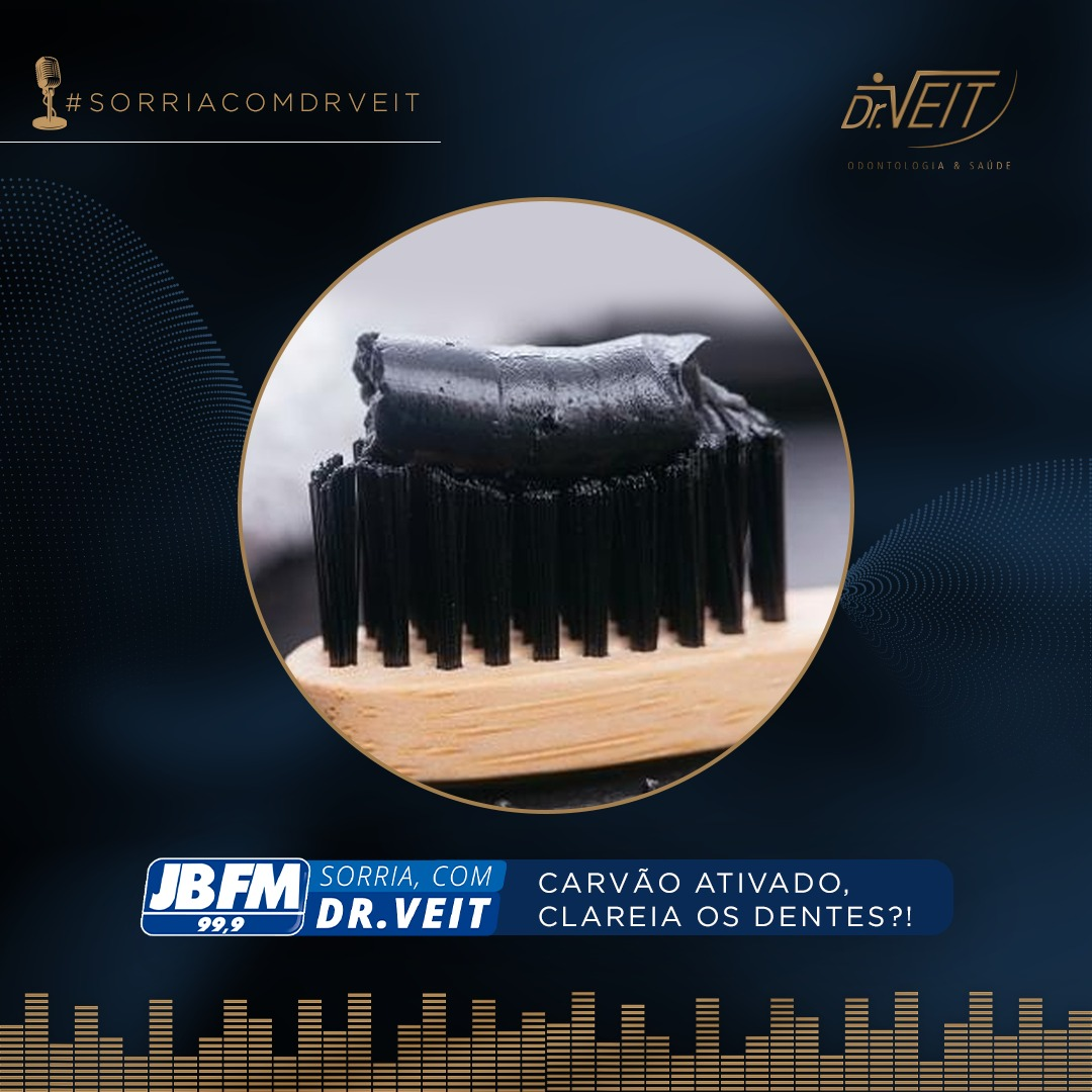 Carvão ativado clareia os dentes?