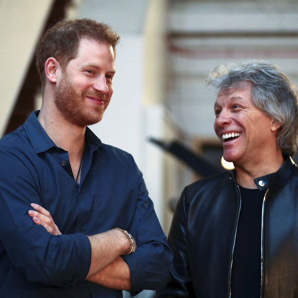 Jon Bon Jovi e Príncipe Harry gravam juntos em Abbey Road
