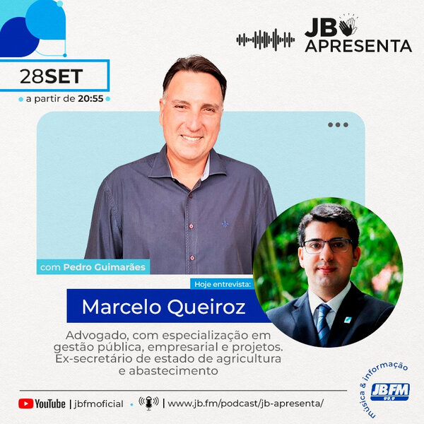 Entrevista com Marcelo Queiroz, advogado e ex-secretário de Agricultura, Pesca, Pecuária e Abastecimento do Estado do Rio de Janeiro