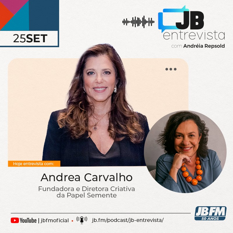 Entrevista com Andrea Carvalho - fundadora e diretora criativa da papel semente