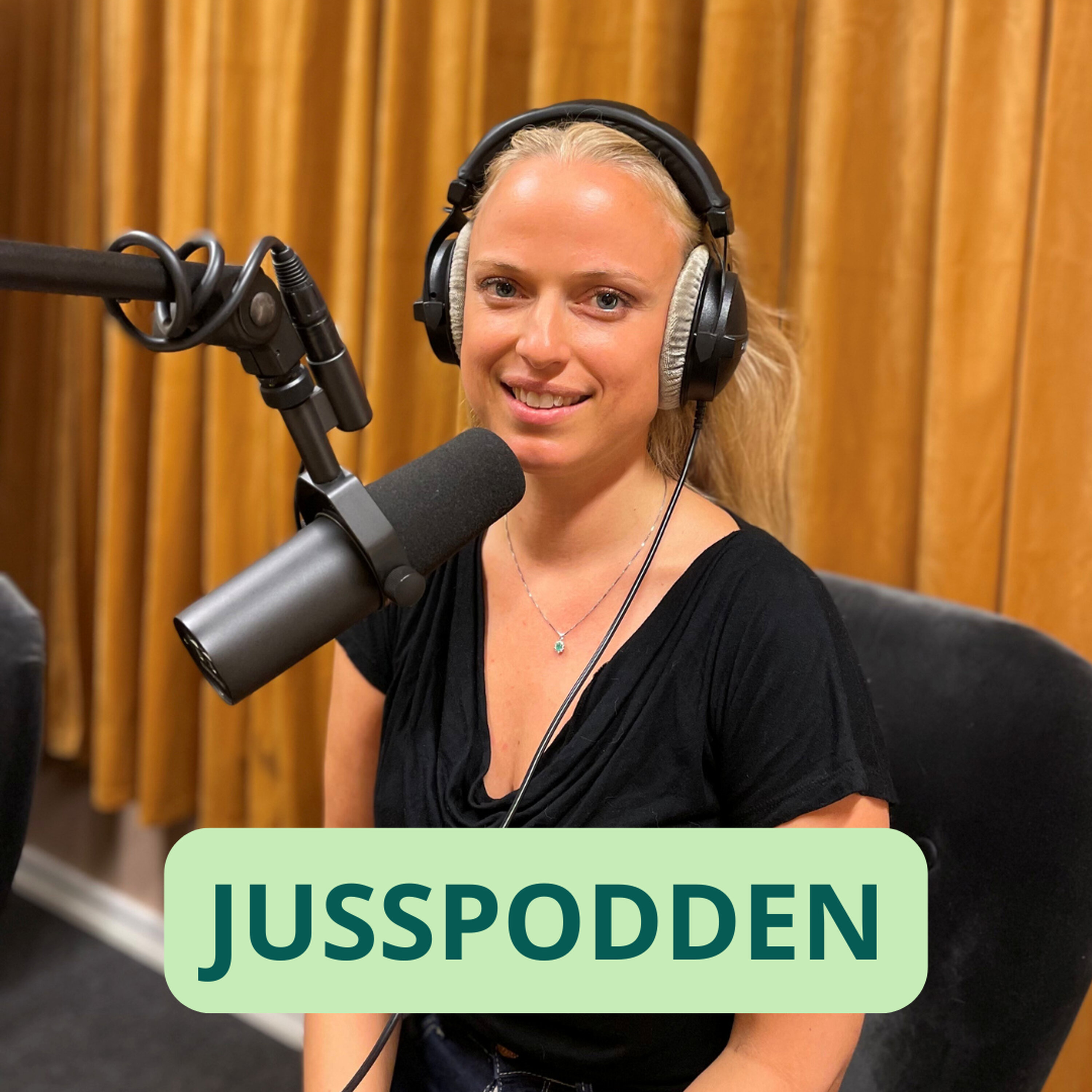 Jusspodden Podcast: §259 Klima, korrupsjon og krabbeteiner. Dette har skjedd i jussens verden Jusspodden episode image