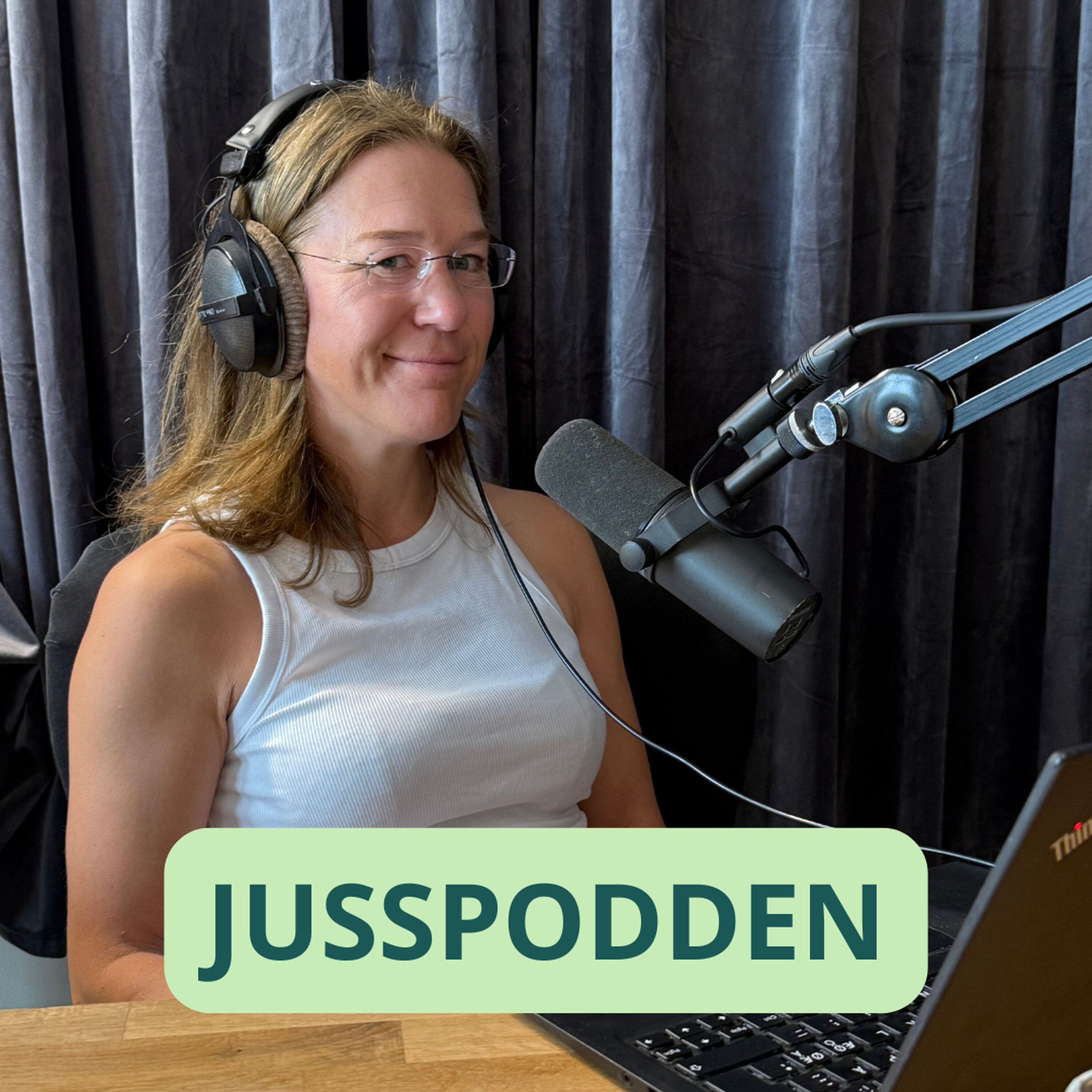 Jusspodden Podcast: §243 Anine Kierulf om tech-katter og aldersgrense på SoMe Jusspodden episode image