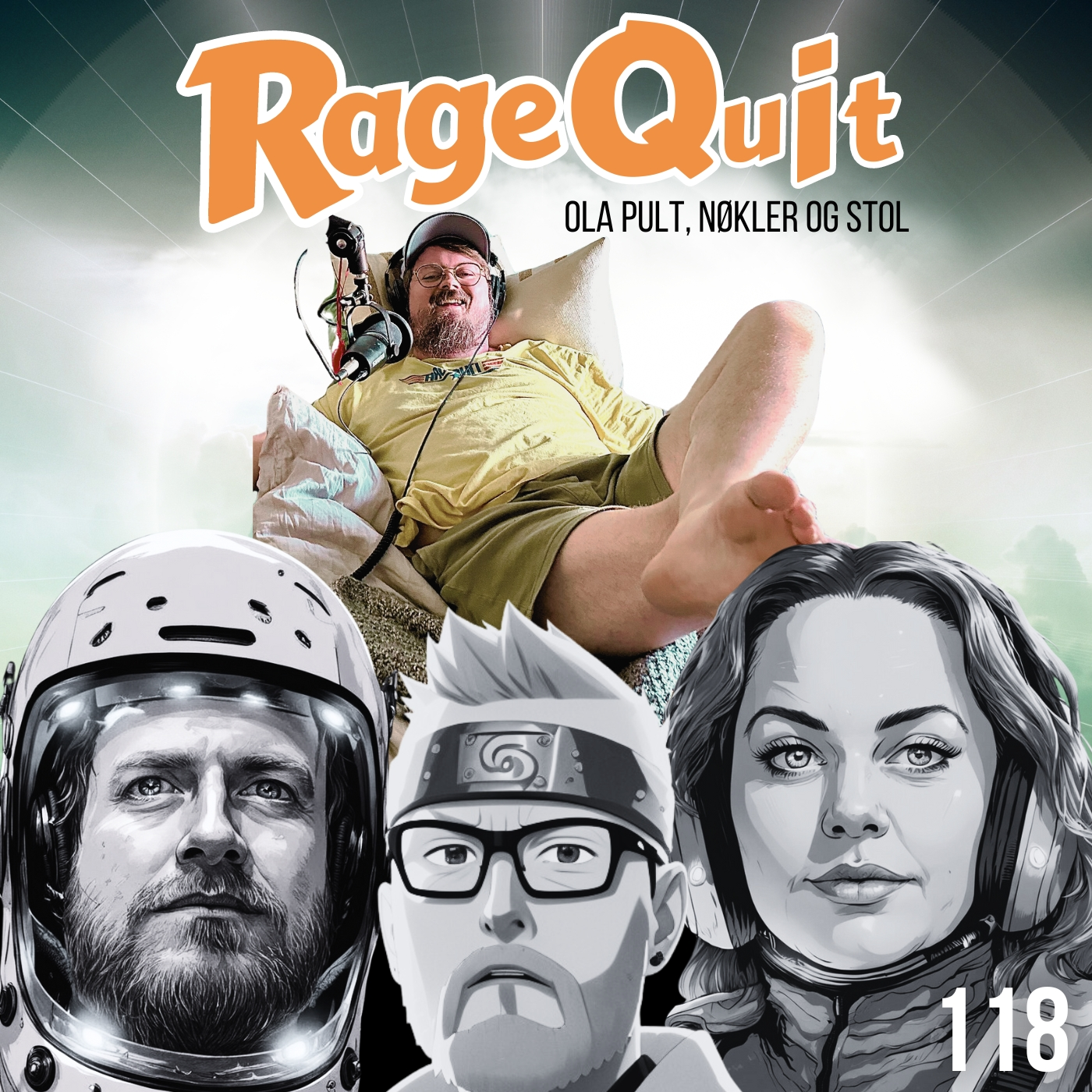 RageQuit 118  (69-49) - Ola pult med nøkkel og stol