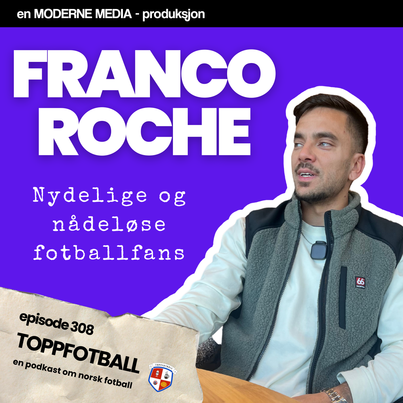 Episode 308 - Franco Roche - "Fotballfans er nydelige og nådeløse"