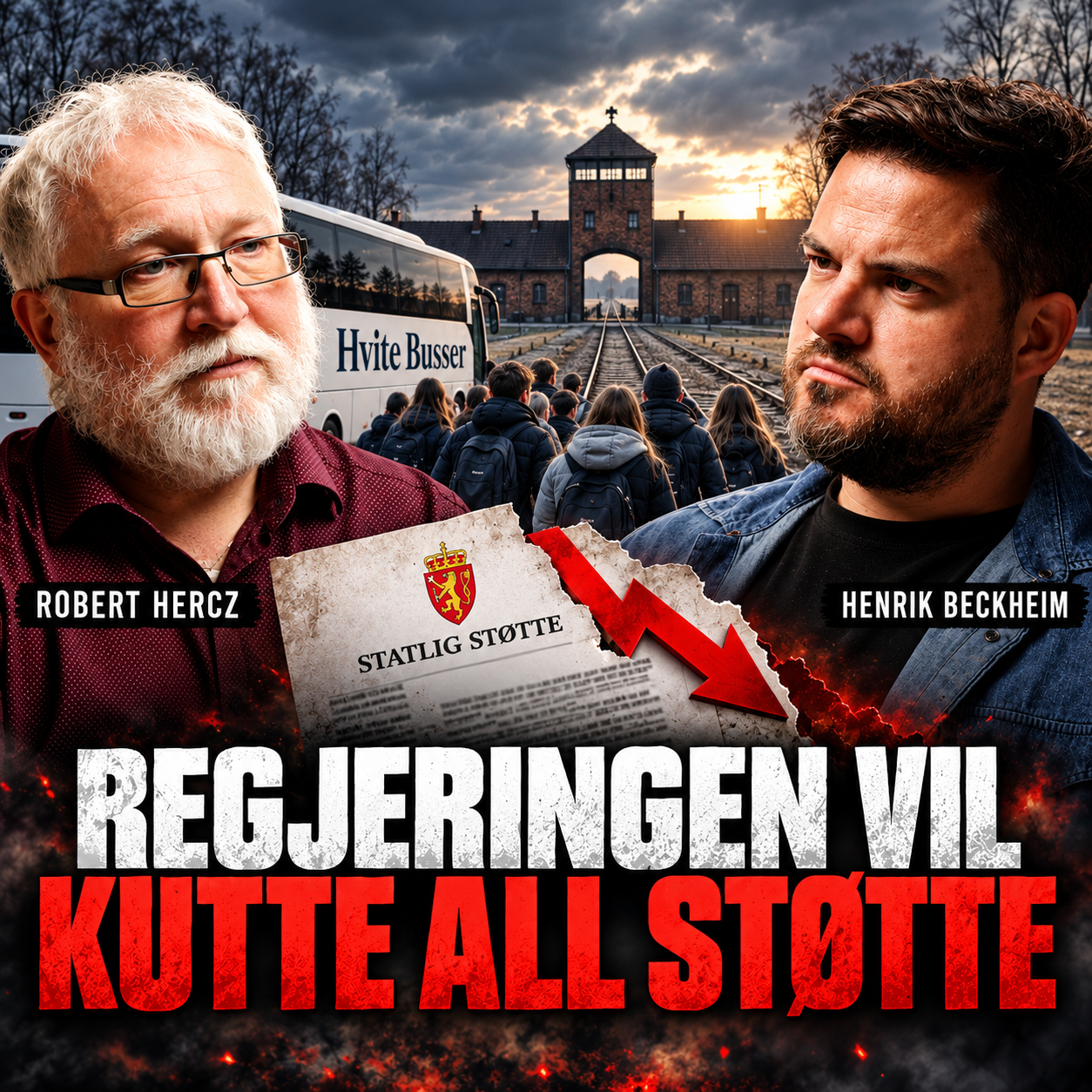 Robert Hercz – Regjeringen vil kutte all støtte til skoleturer til Auschwitz