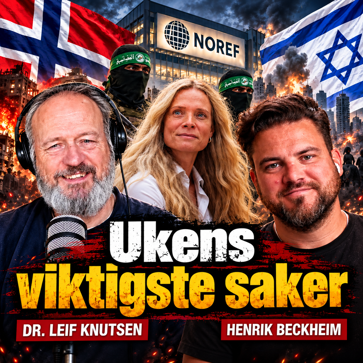Hamas-dokumenter viser at Norske NOREF ville hjelpe terrorgruppa mot EU, og Israel trener på angrep fra Iran – Ukens viktigste saker med Dr. Leif Knutsen