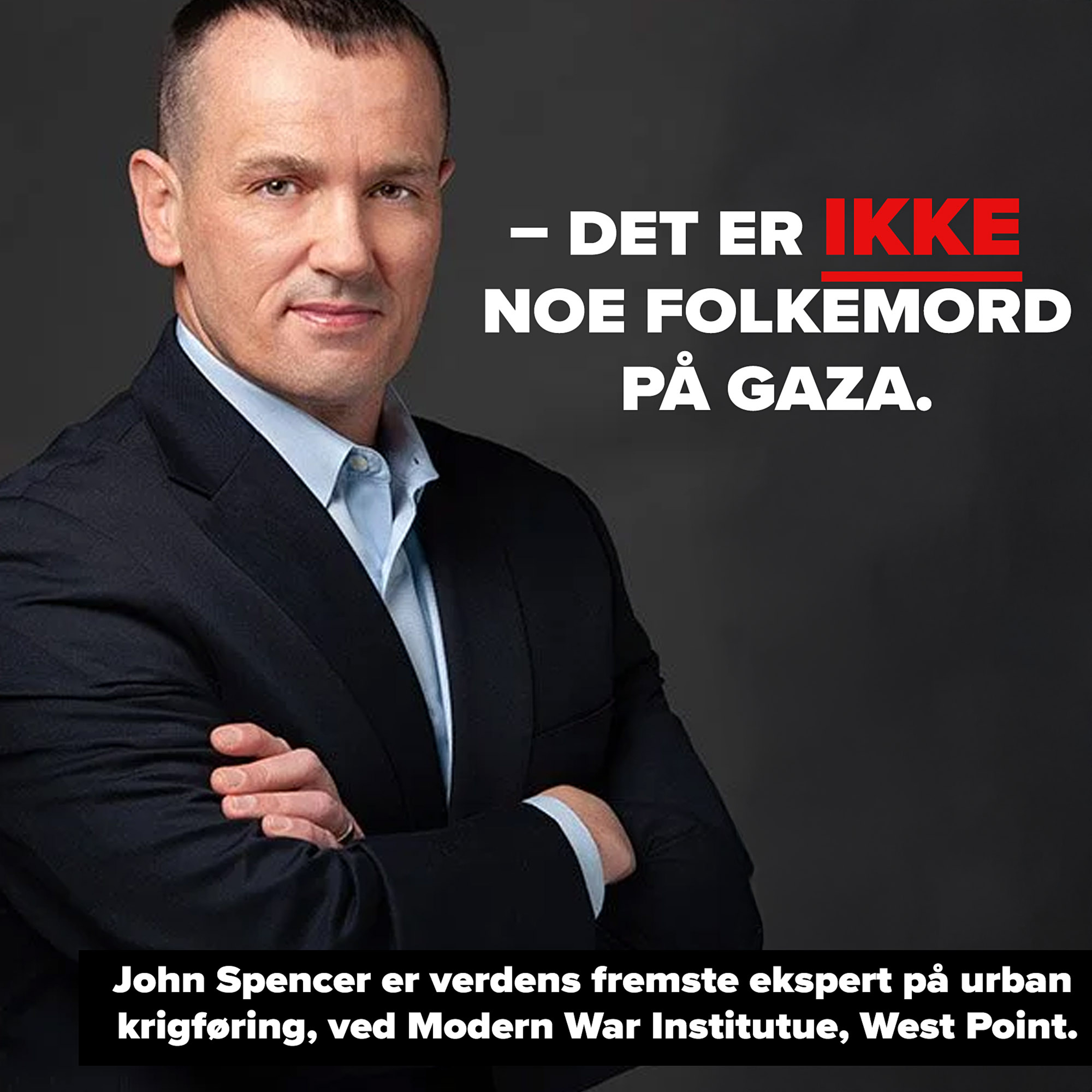 John Spencer – Det er ikke noe folkemord på Gaza. episode artwork