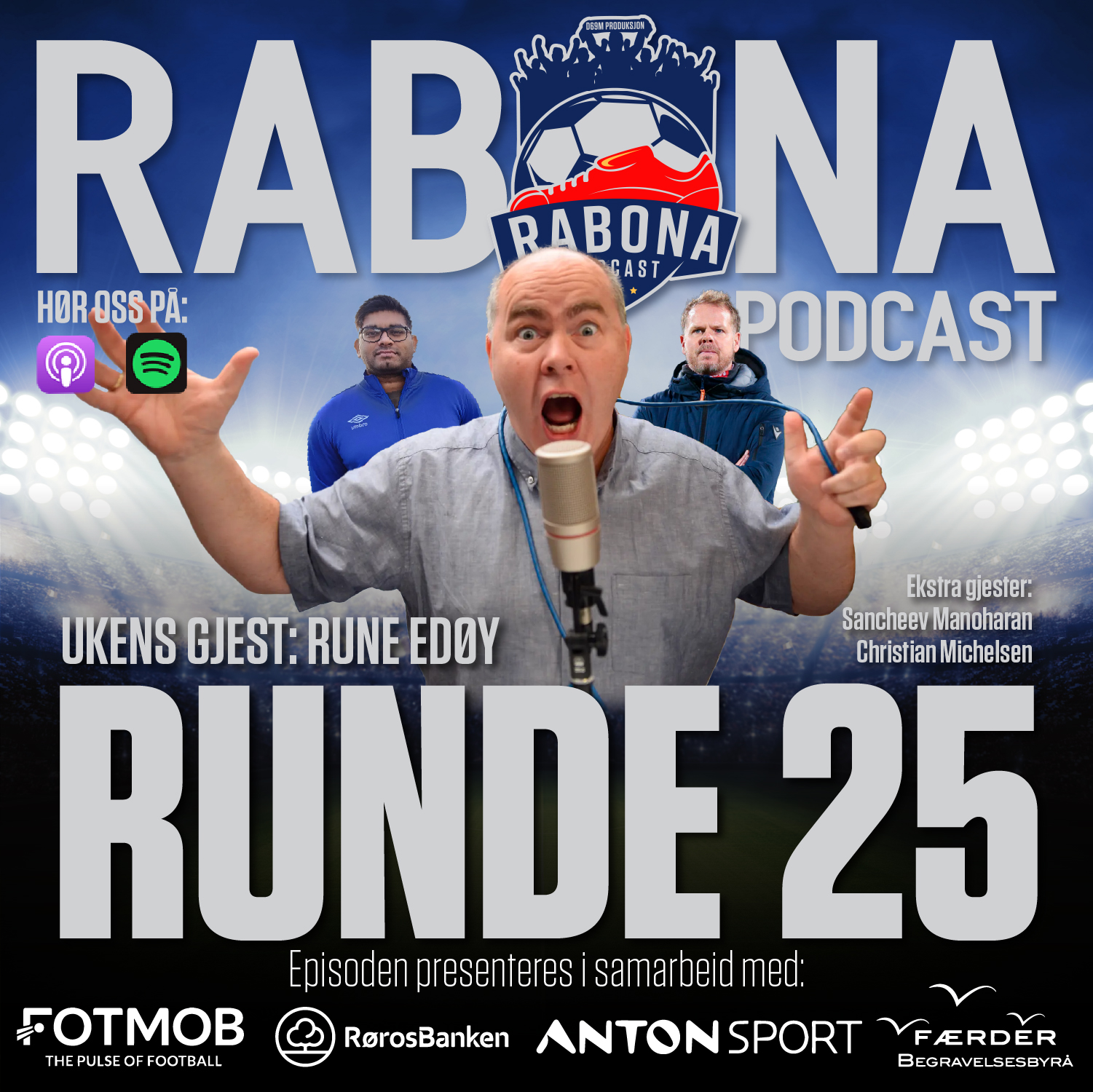 176. Runde 25 med Rune Edøy, Christian Michelsen og Sancheev Manoharan