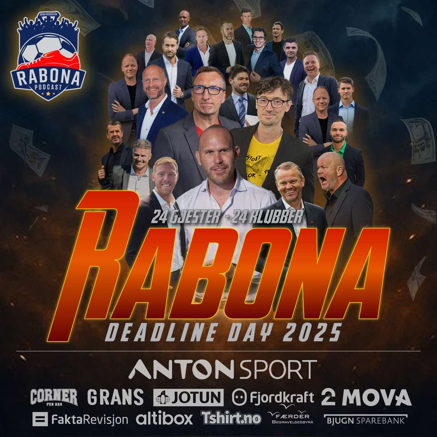 INFO OM DEADLINE DAY SENDINGEN