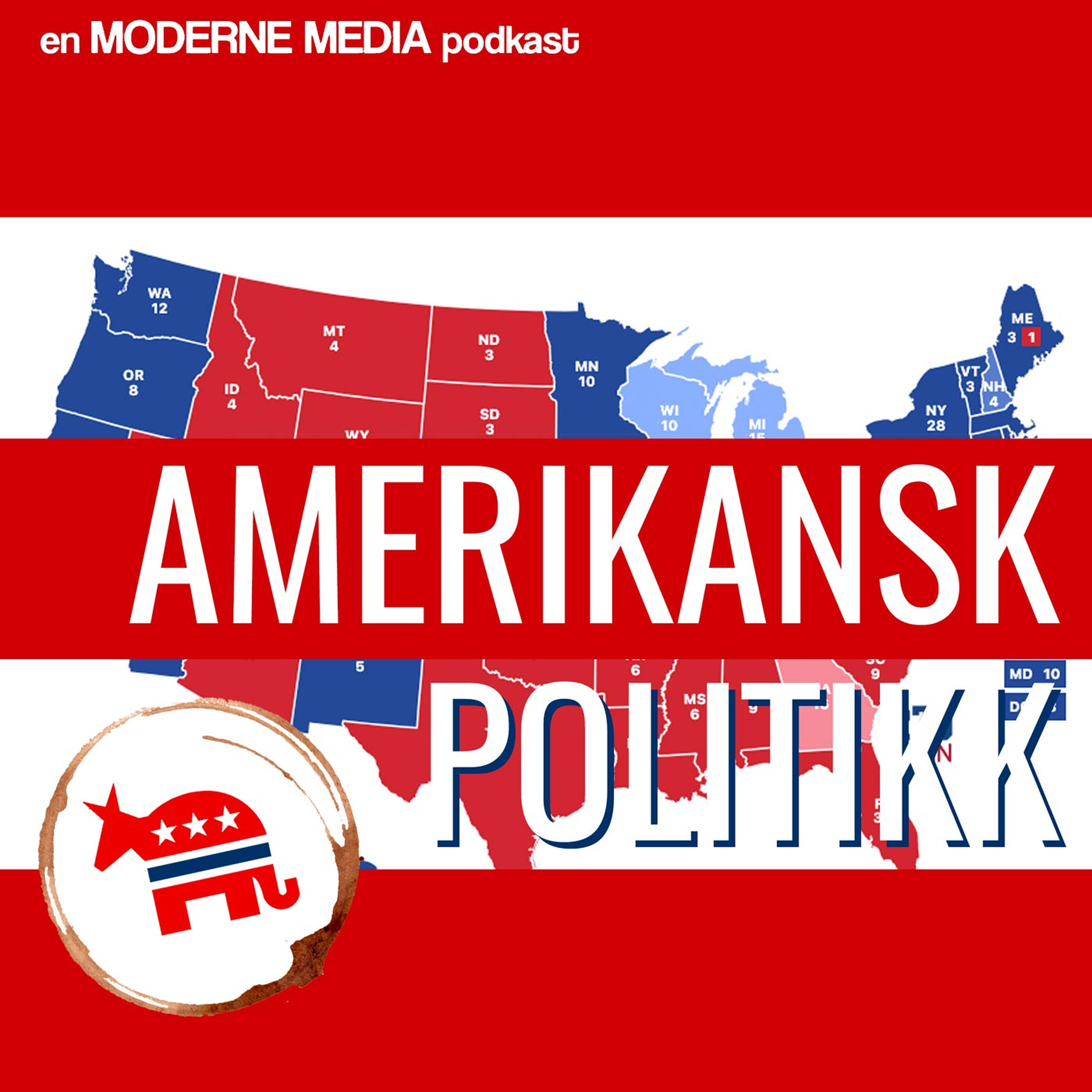 Amerikansk politikk Podcast: Målinger, momentum, magefølelse og kaffegrut: Stalltips for presidentvalget Amerikansk politikk episode image