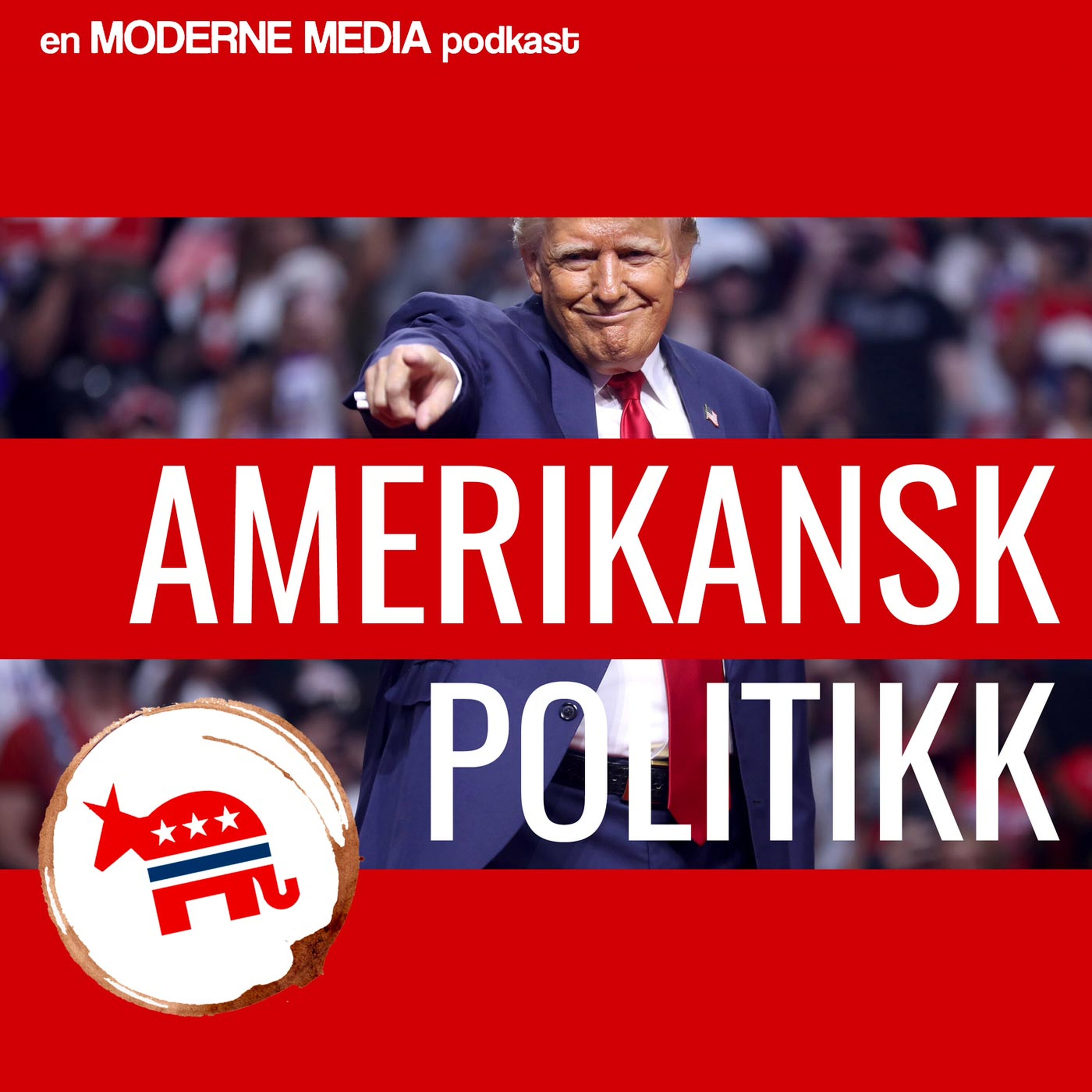 Amerikansk politikk Podcast: Trump, fascismen, bettingmarkedene og innspurten – med Jan Arild Snoen Amerikansk politikk episode image