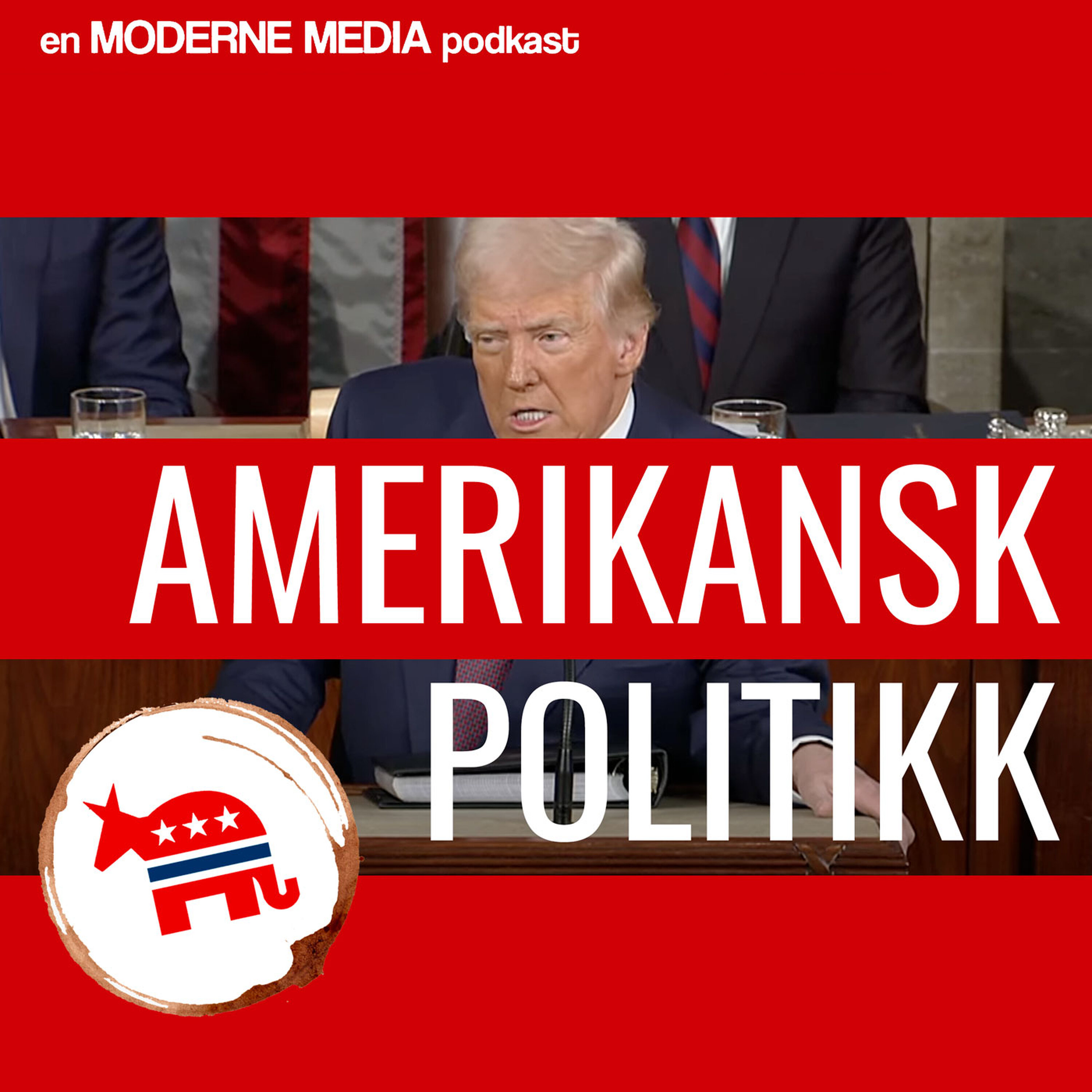 Amerikansk politikk Podcast: Spesial om Trumps lange tale til Kongressen: – We need Greenland for national security Amerikansk politikk episode image