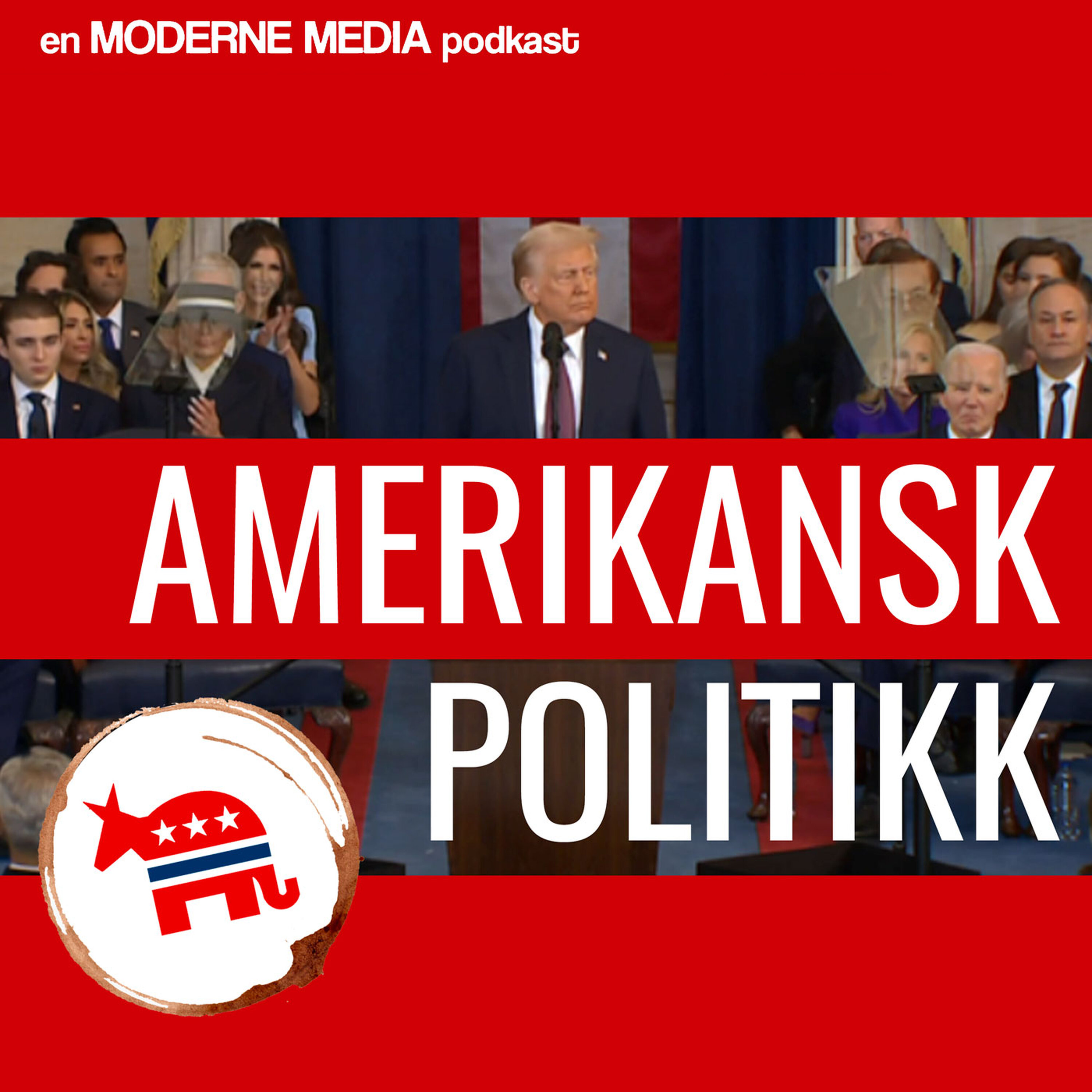Amerikansk politikk Podcast: Klassisk Trump, men ikke akkurat "American carnage" Amerikansk politikk episode image