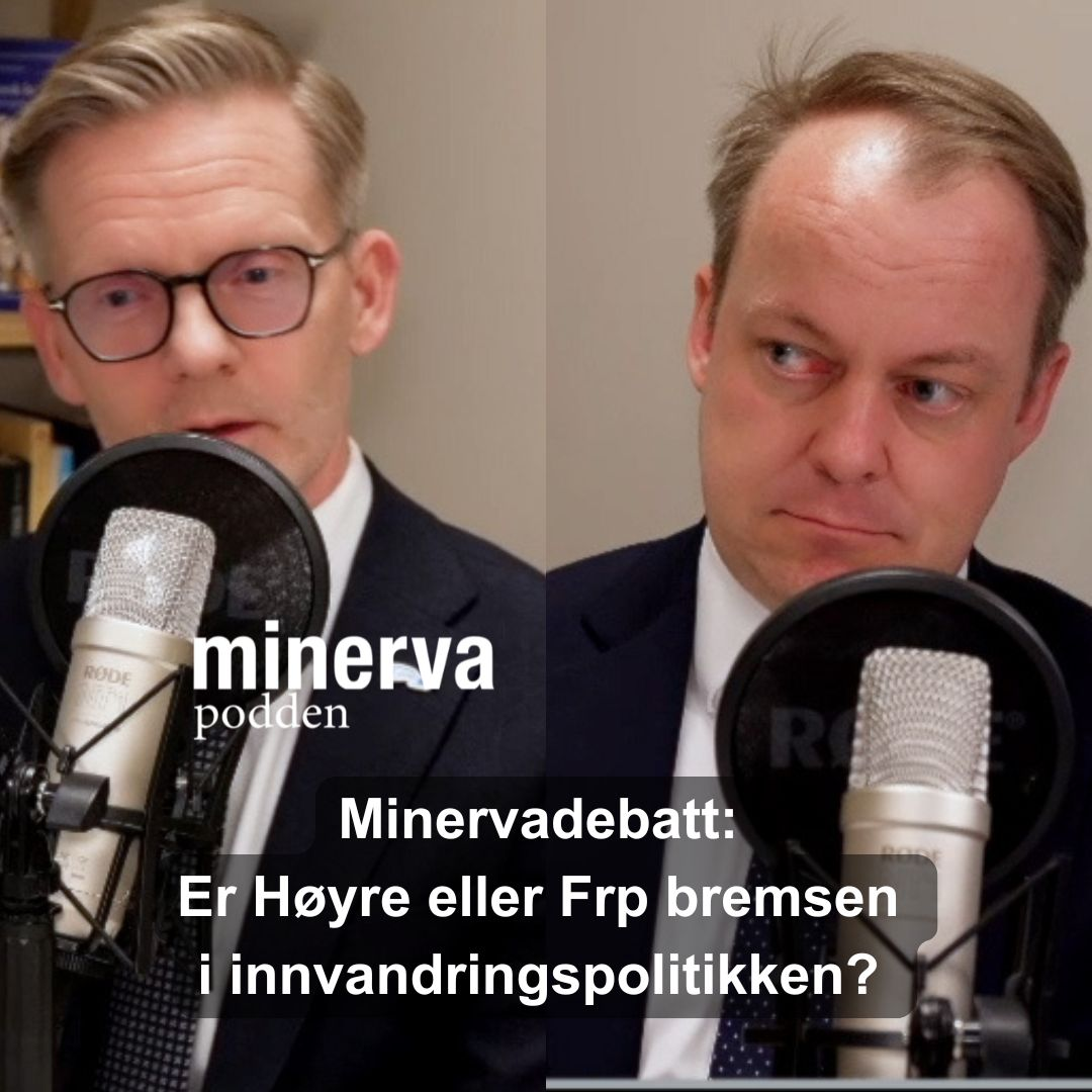 Minervadebatt: Er Høyre eller Frp bremsen i innvandringspolitikken?