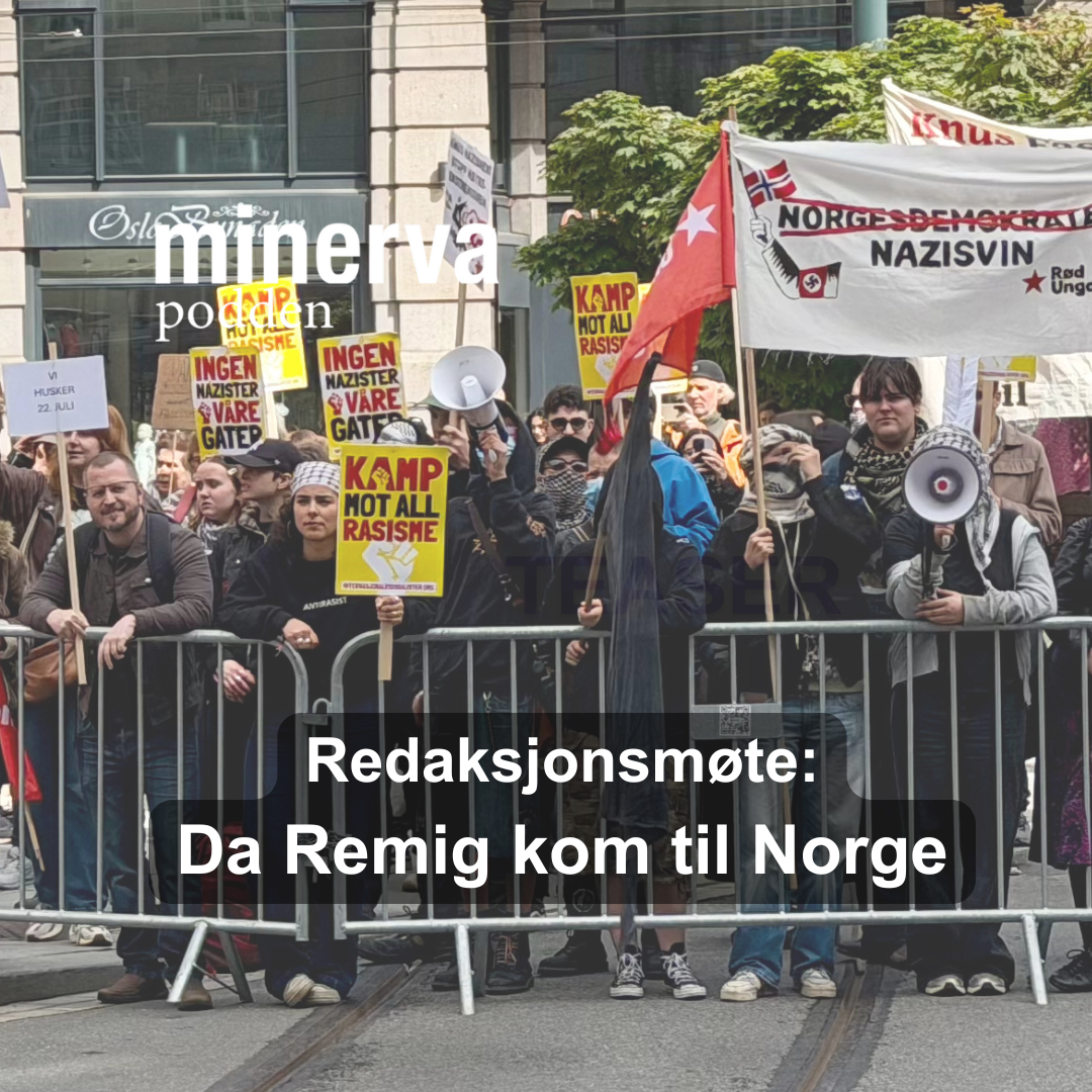 Da Remig kom til Norge: Redaksjonsmøte i Minervapodden