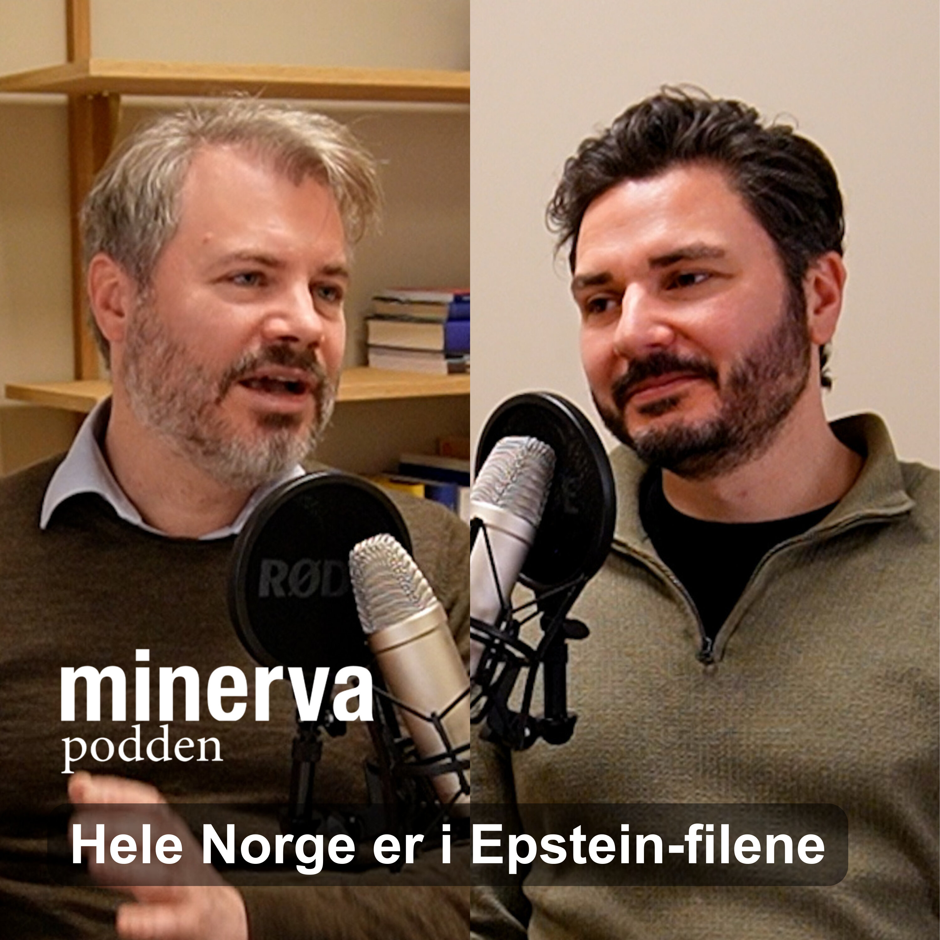 Minervapodden Podcast: Redaksjonsmøte: Hele Norge er i Epstein-filene Minervapodden episode image
