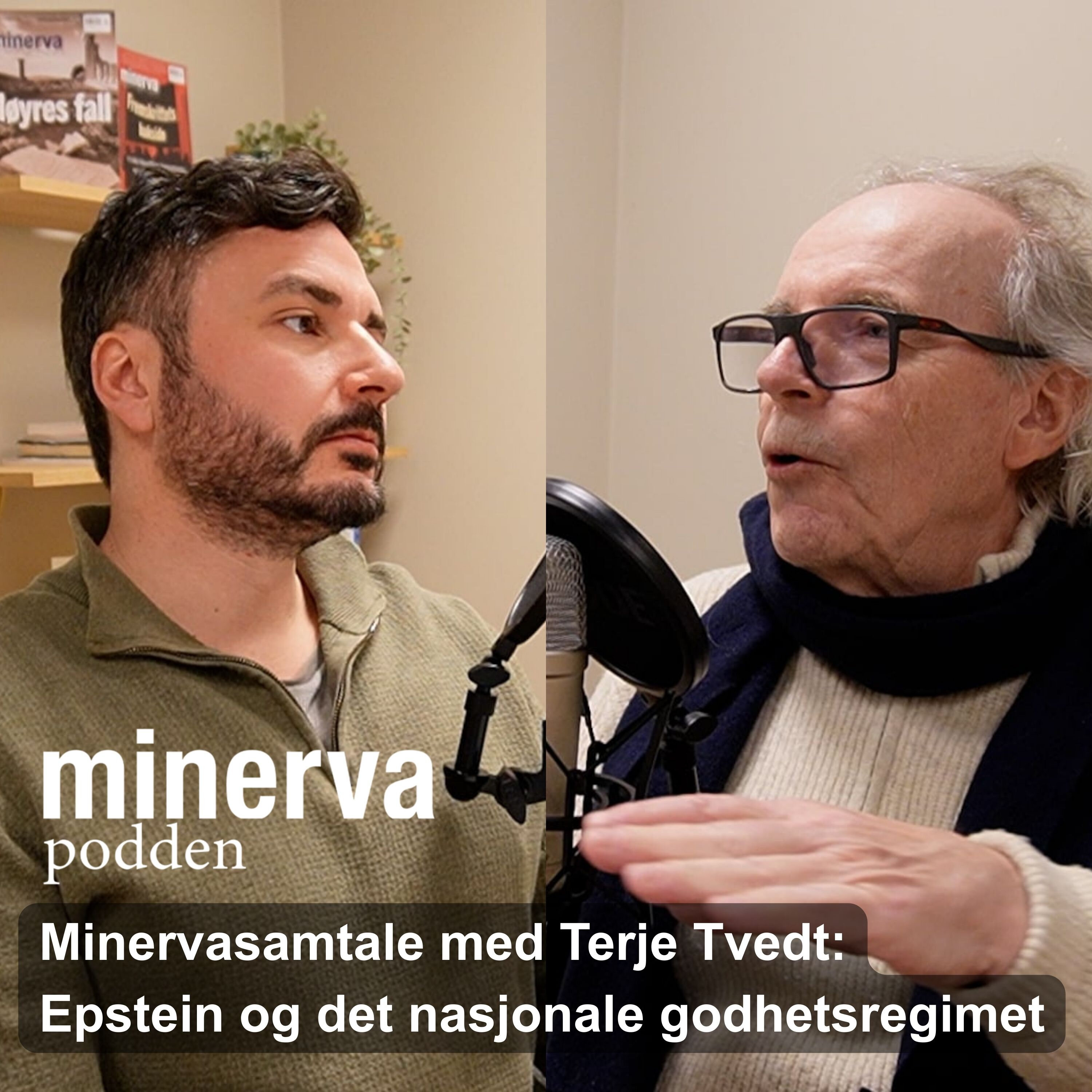 Minervapodden Podcast: Minervasamtale med Terje Tvedt: Epstein og det nasjonale godhetsregimet Minervapodden episode image
