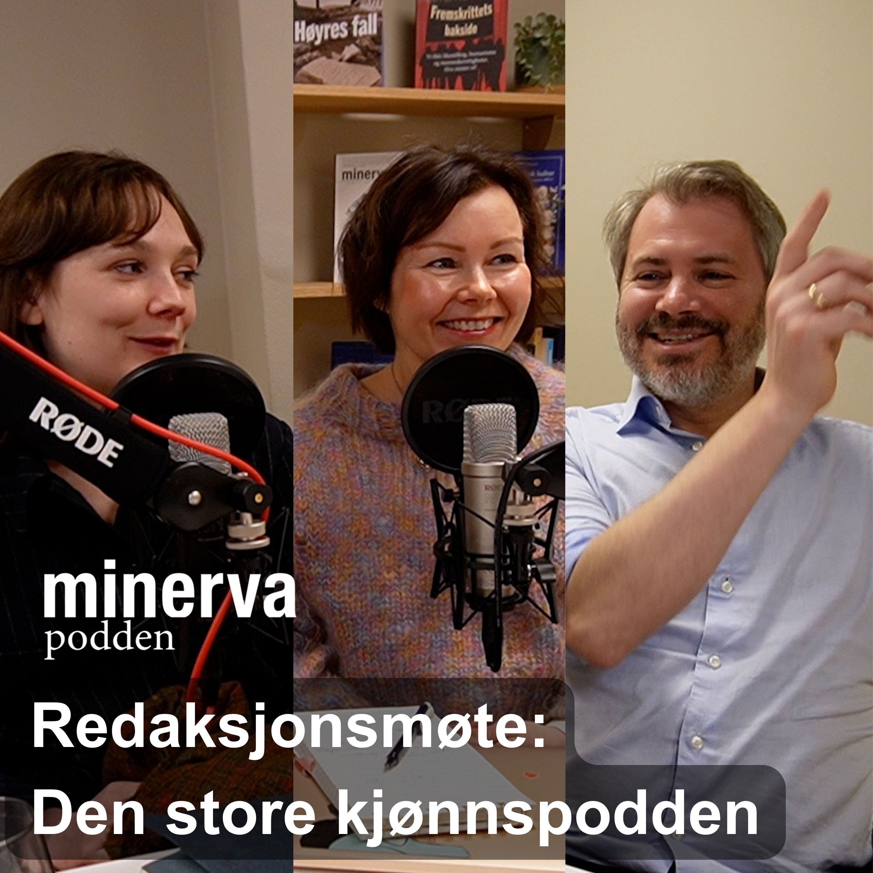 Minervapodden Podcast: Redaksjonsmøte: Den store kjønnspodden Minervapodden episode image