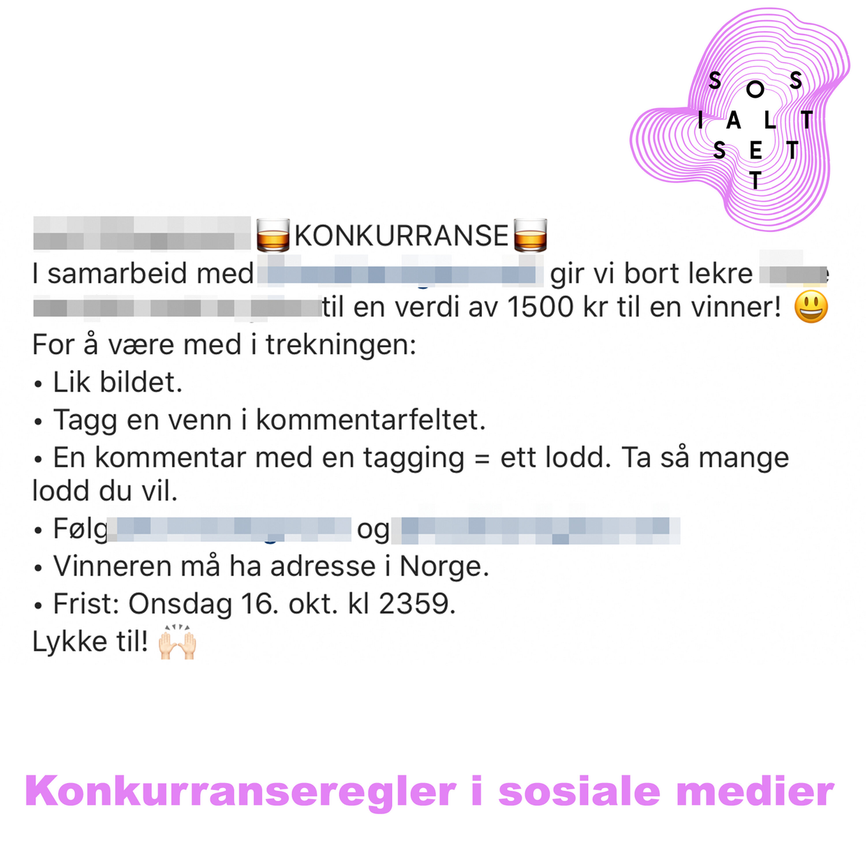 #160 Konkurranseregler i sosiale medier - hva gjelder og hvorfor er dette viktig å kunne, for oss alle?