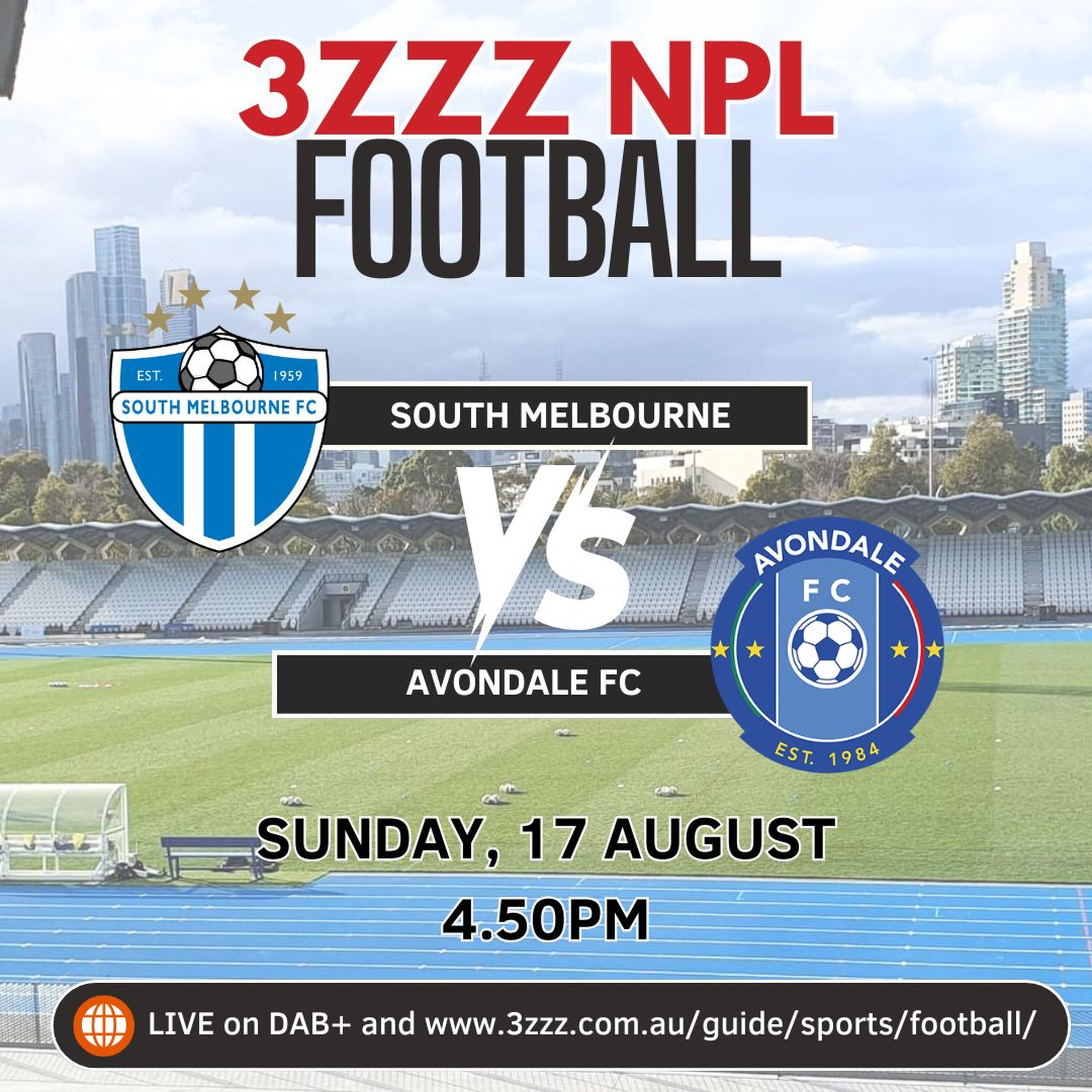 MENS - South Melbourne vs Avondale FC episode artwork