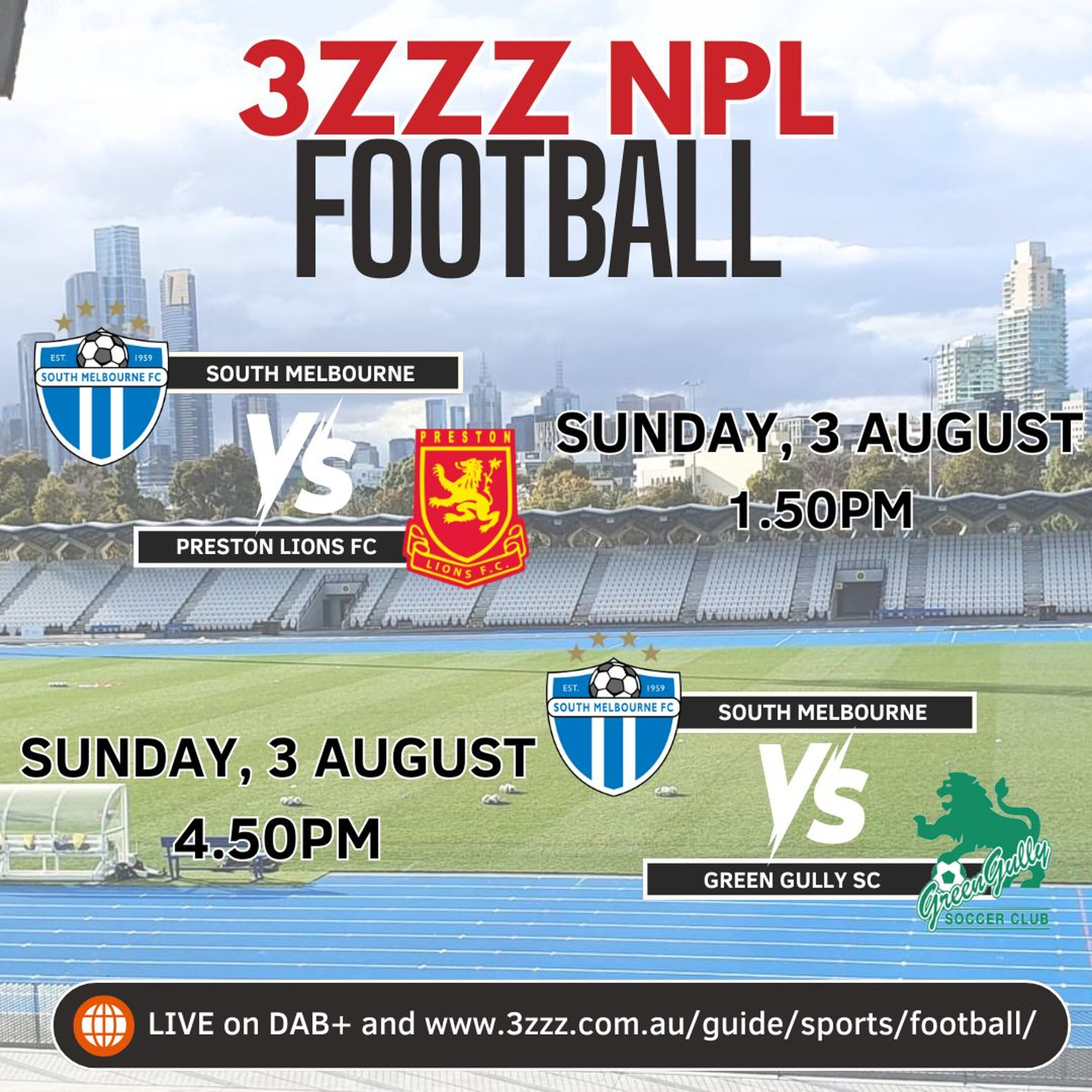 WOMENS - South Melbourne vs Preston Lions episode artwork