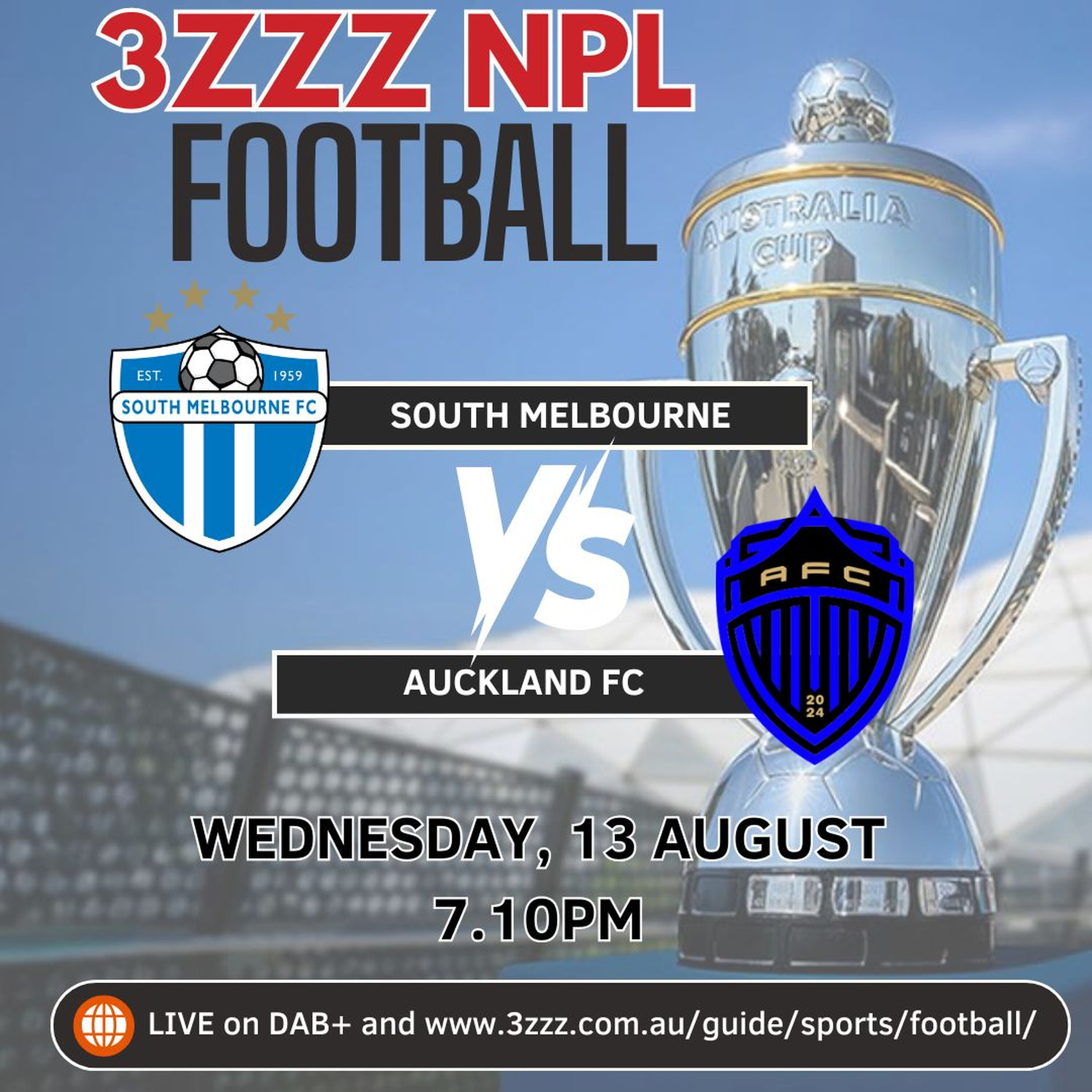 HAHN AUSTRALIA CUP - South Melbourne vs Auckland FC - 2025 episode artwork