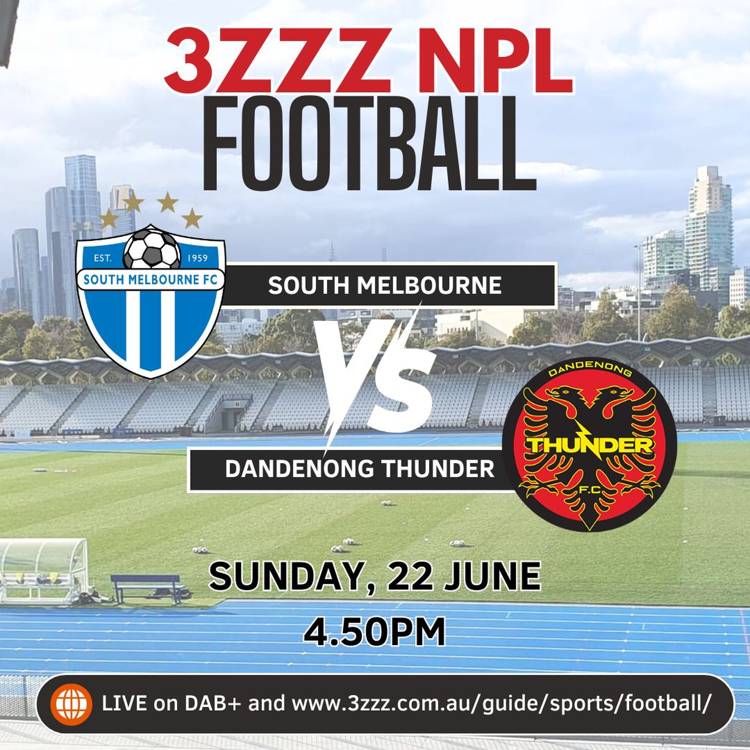 MENS - South Melbourne vs Dandenong Thunder episode artwork