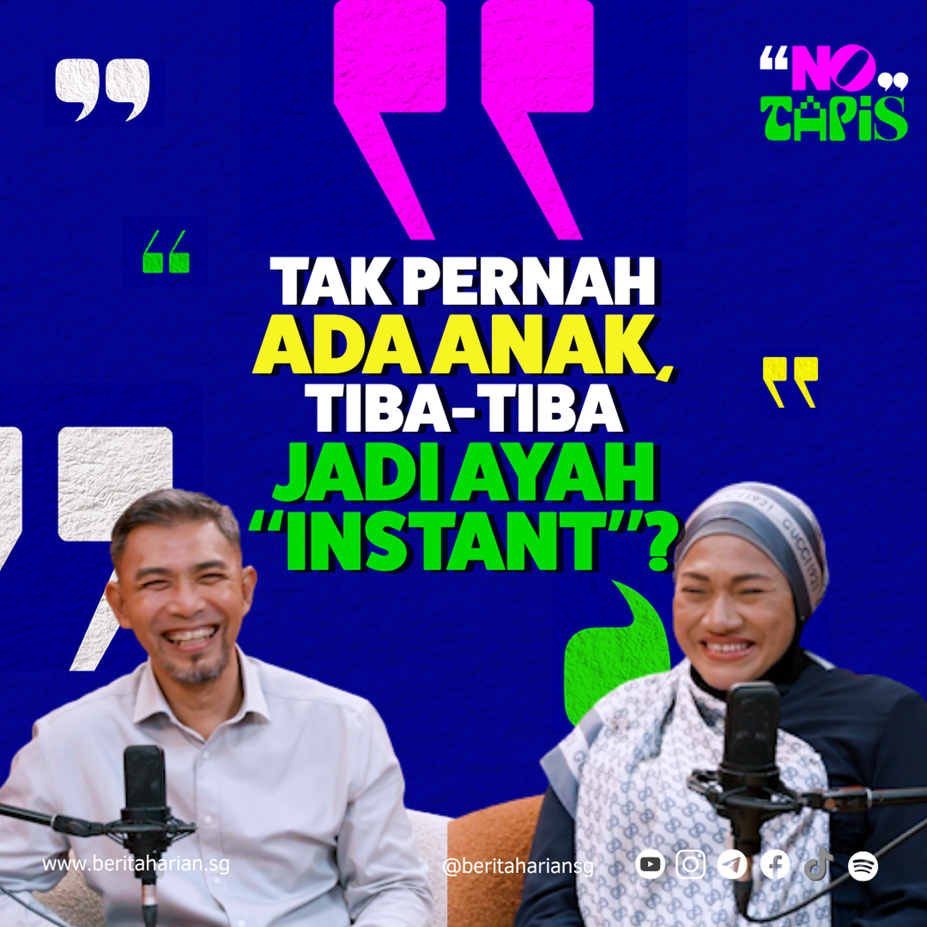Episod 470 NoTapis - Tak pernah ada anak, tiba-tiba jadi ayah “instant”? episode artwork