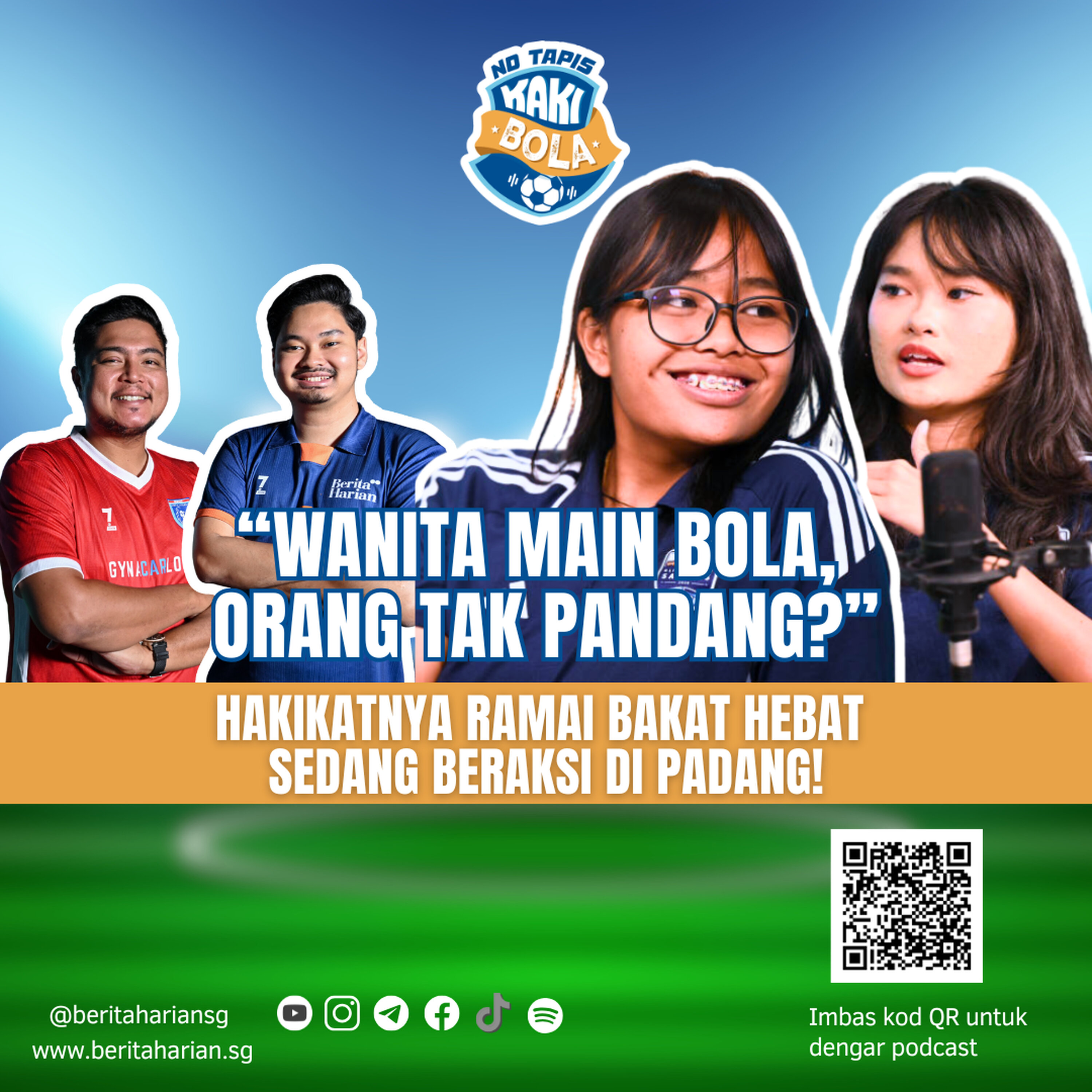 "Wanita main bola, orang tak pandang?” Hakikatnya ramai bakat hebat sedang beraksi di padang!