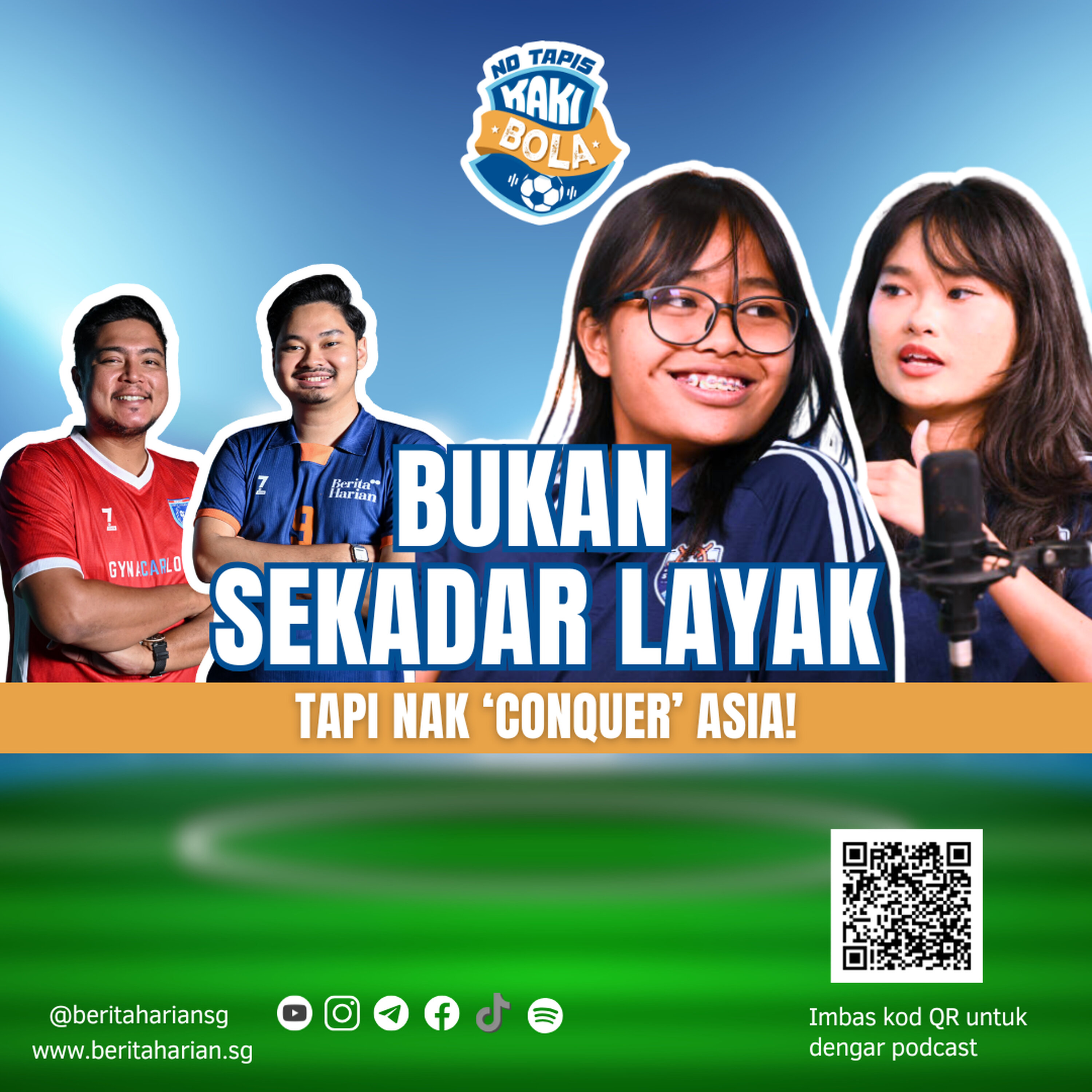 Bukan sekadar layak, tapi nak ‘conquer’ Asia!