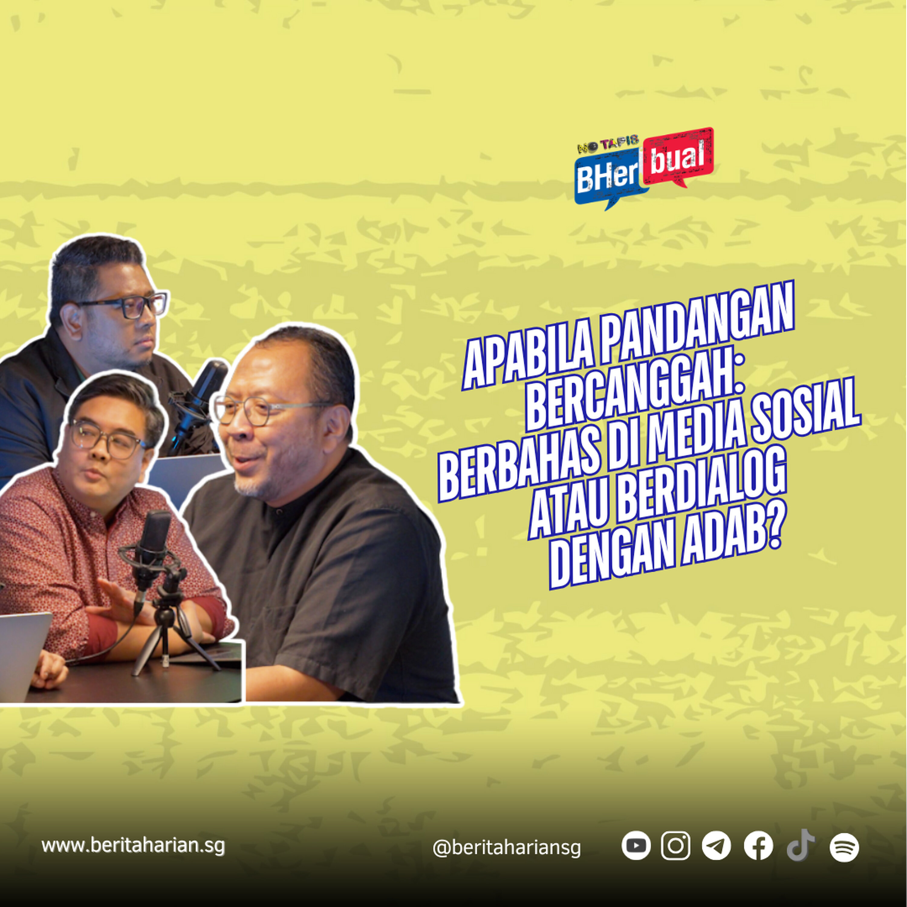 Apabila pandangan bercanggah: Berbahas di media sosial atau berdialog dengan adab?